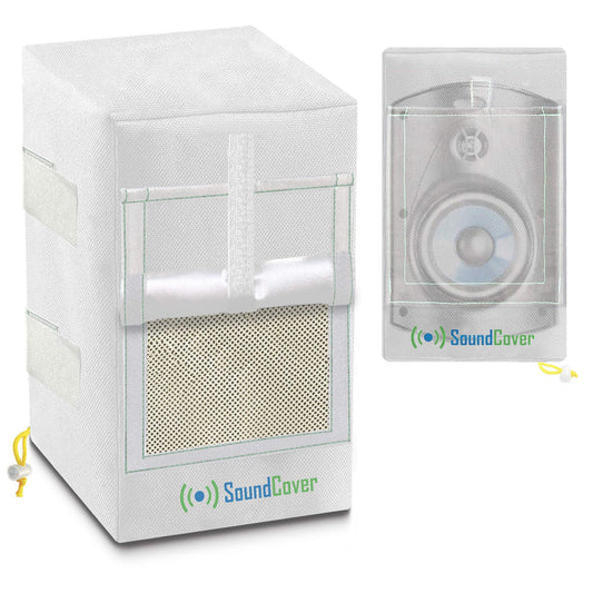 Cubiertas de Altavoces Impermeables para Soporte Yamaha y Polk Audio Blanco