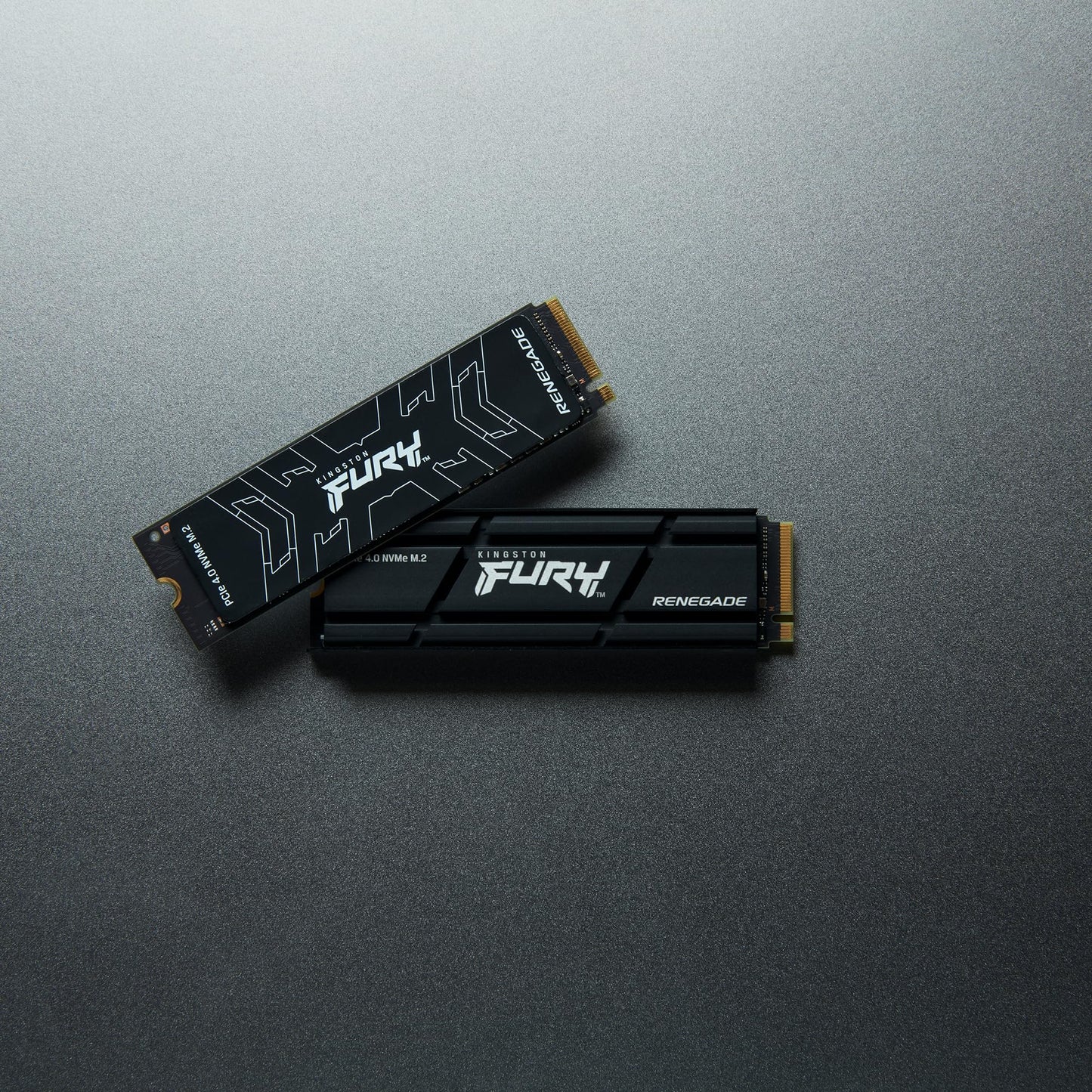 SSD Kingston Fury Renegade Negro Disipador de Calor 1000 GB M.2 2280 NVMe PCIe Gen 4.0