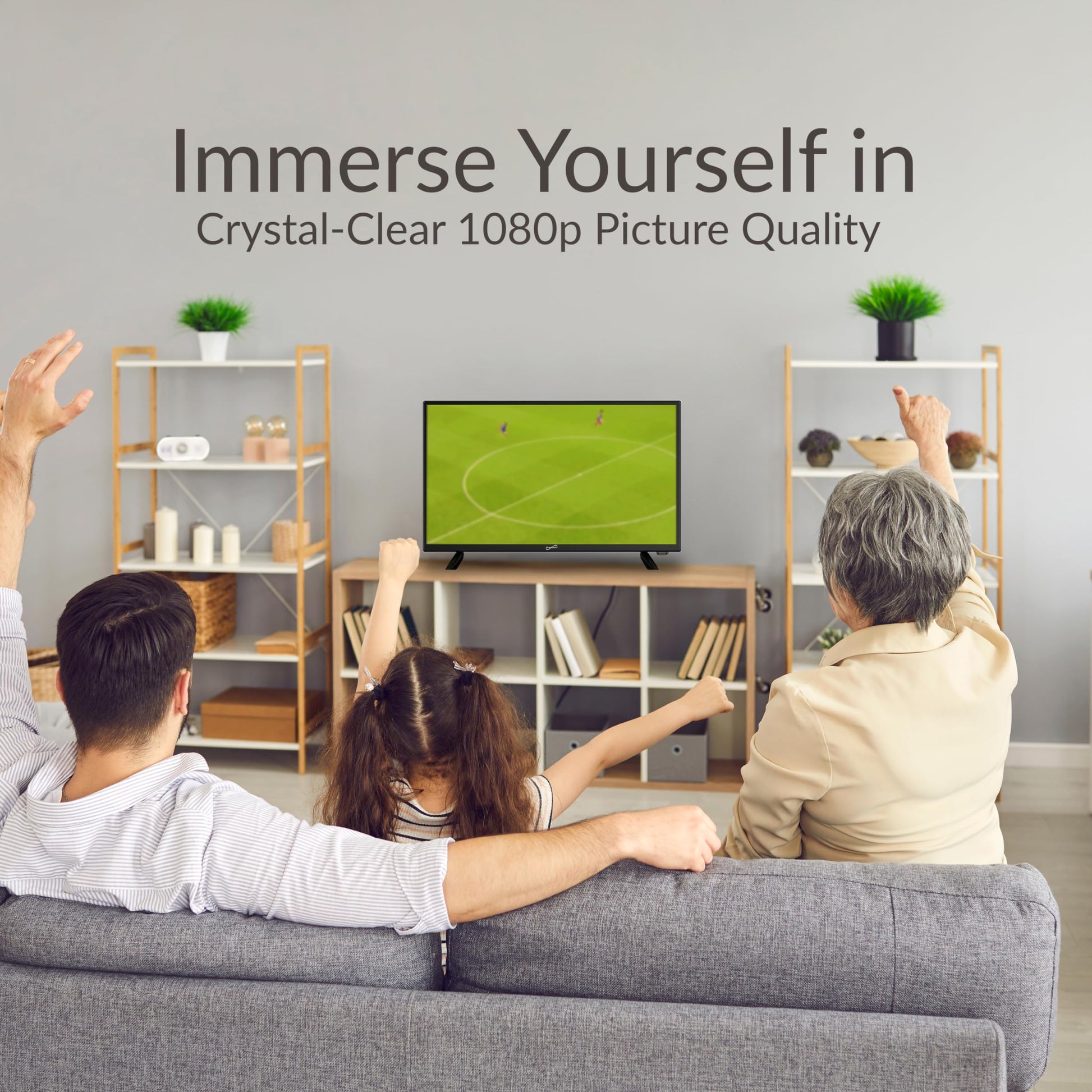 Televisor Supersonic Full HD Negro 61 cm (24")