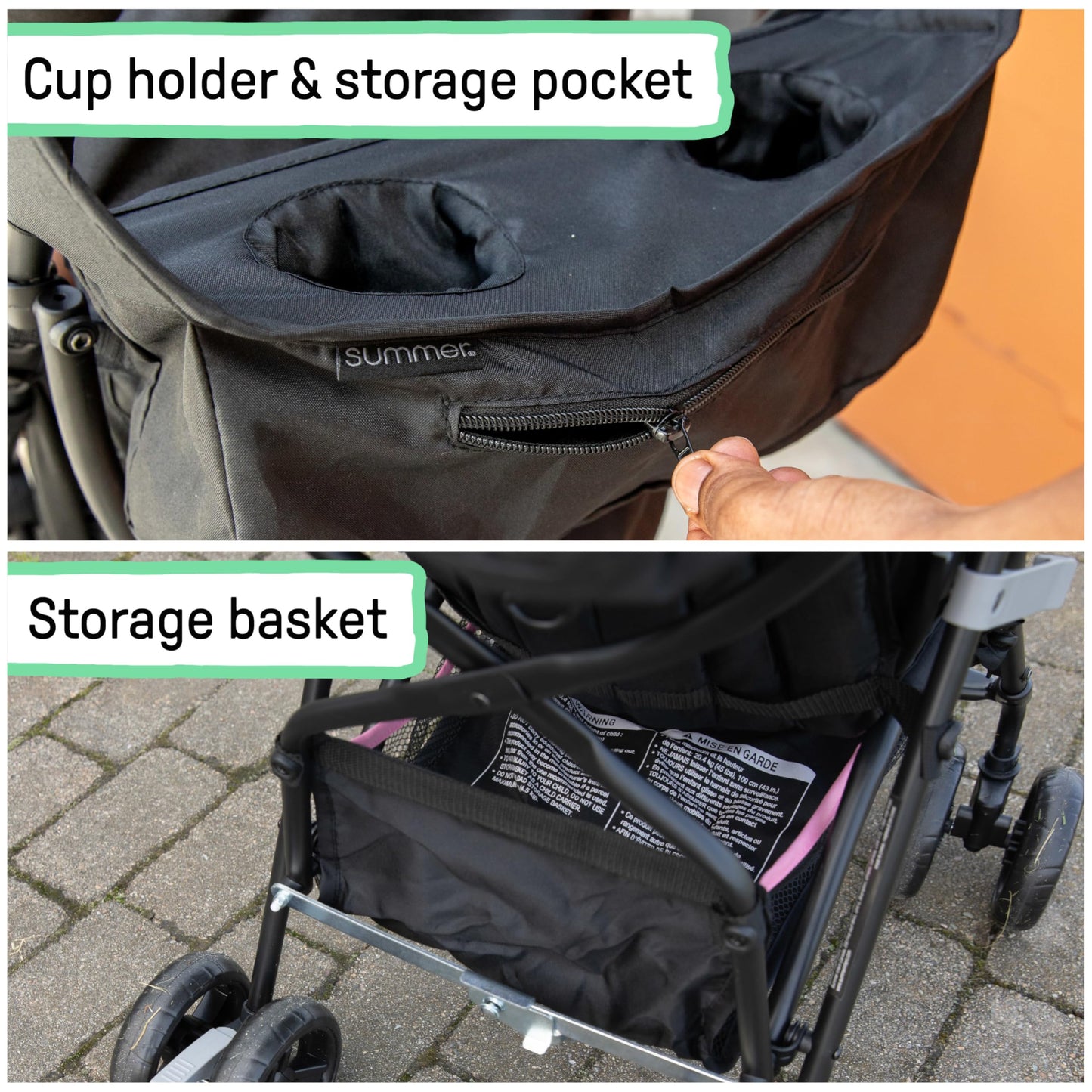 Ingenuity Carriola para Bebés de 6-24 Meses Rosa