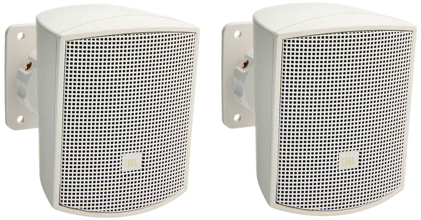 JBL Professional Control 52-WH - Altavoz satélite de Montaje en Superficie para Sistema de Altavoces subwoofer-Satélite, Blanco, se Vende por par