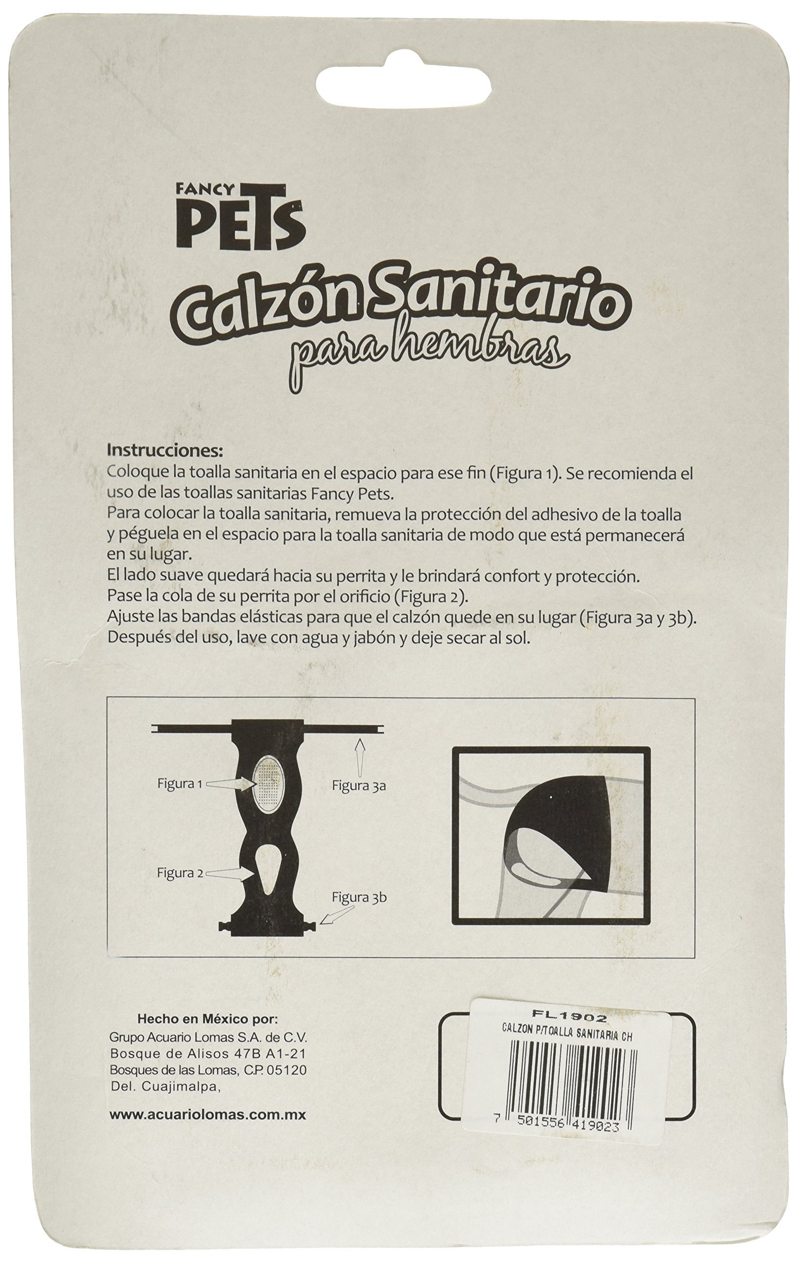 Fancy Pets Calzón Sanitario Tamaño Chico para Perro Varios Colores