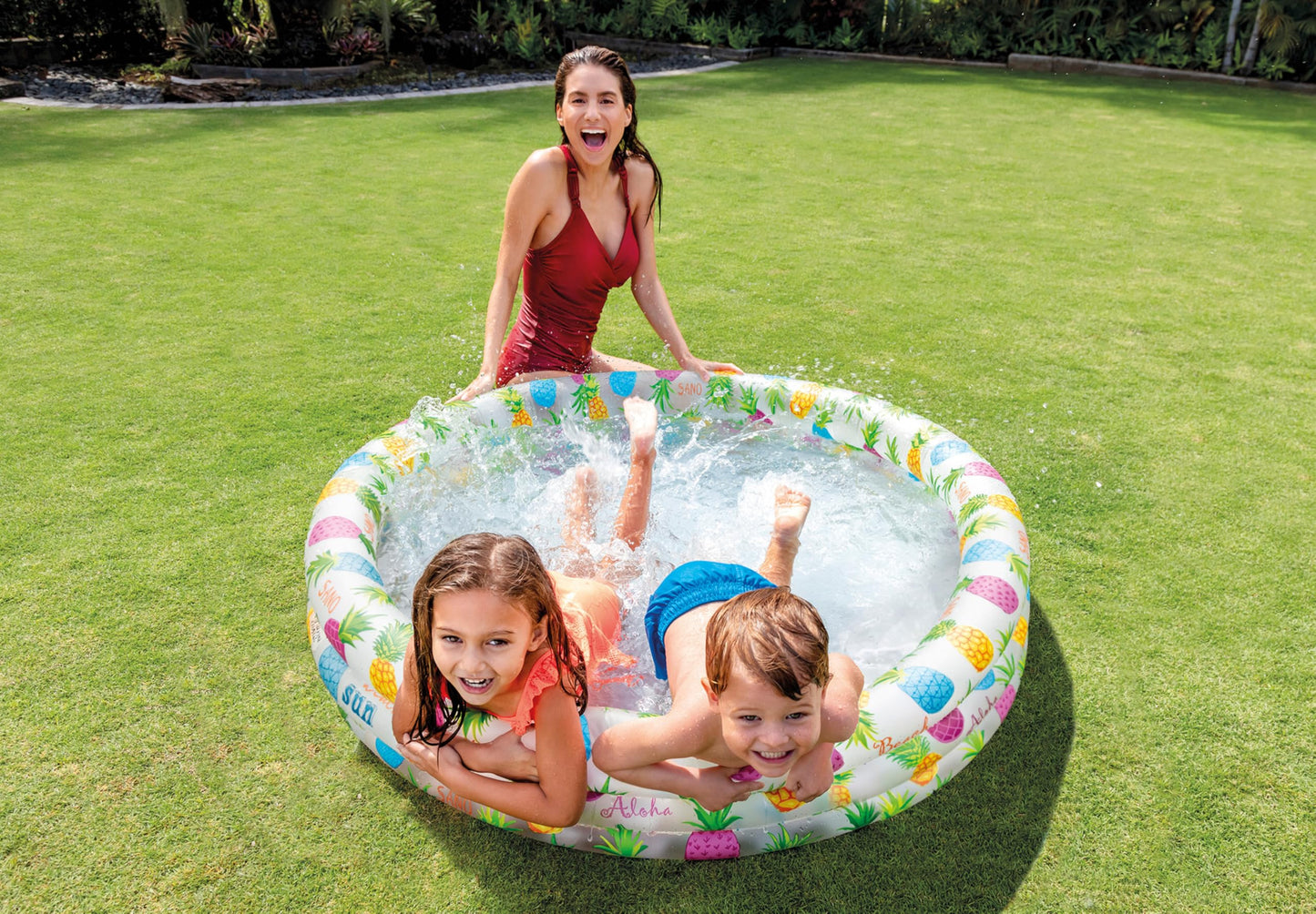 Intex 59431 Inflatable Pool Round Pool 204L alberca para Piso - Piscina (Piscina Hinchable, Círculo, 204 L, 2 Año(s), Vinilo, Completo)