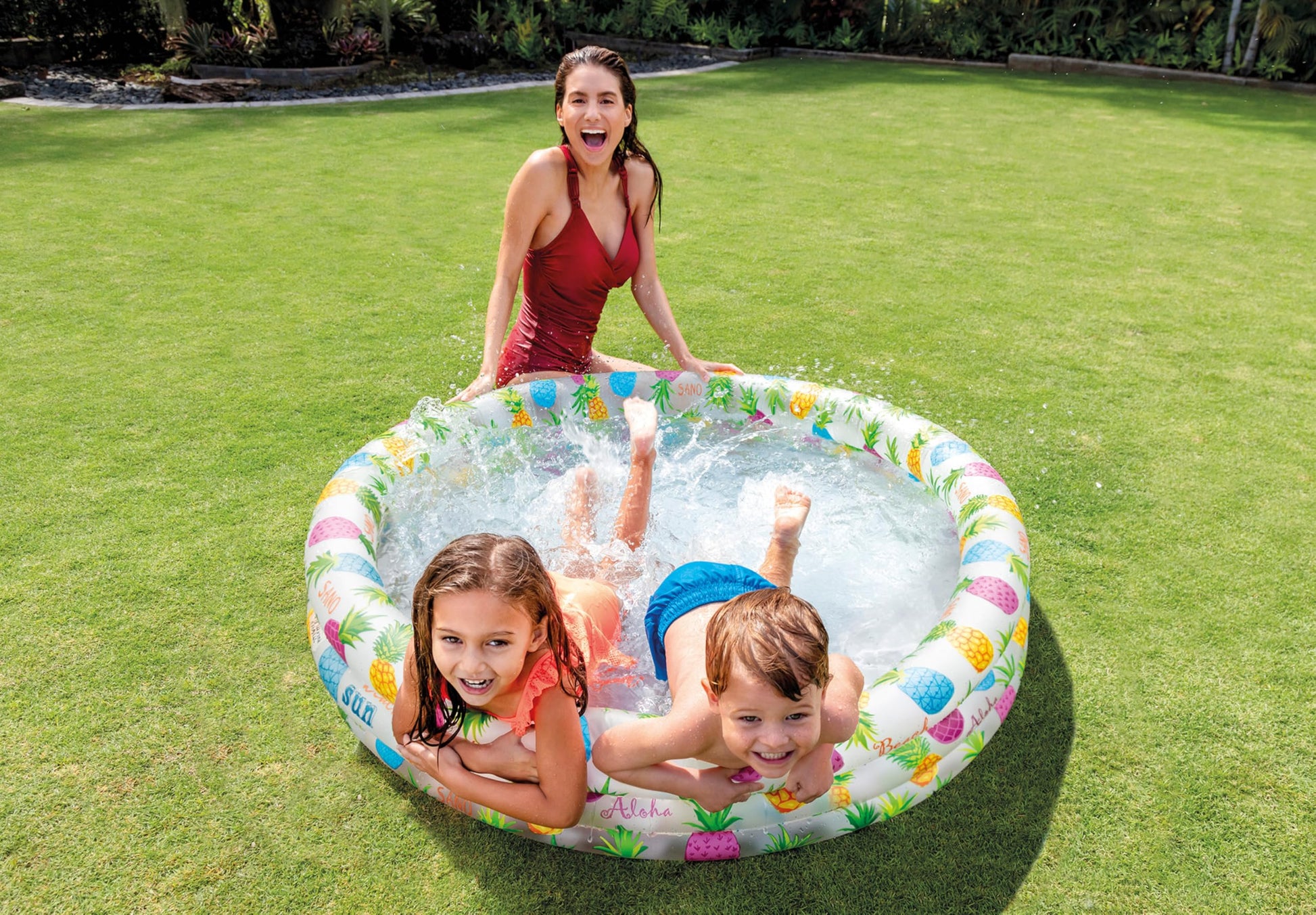 Intex 59431 Inflatable Pool Round Pool 204L alberca para Piso - Piscina (Piscina Hinchable, Círculo, 204 L, 2 Año(s), Vinilo, Completo)