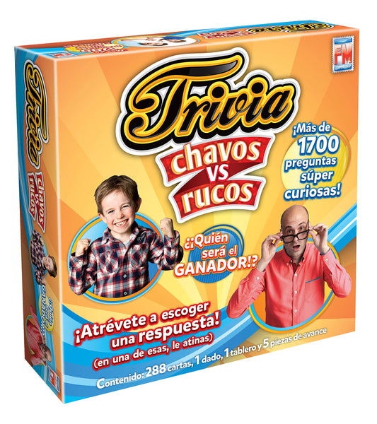 Juego de Mesa Fotorama Trivia Chavos vs Rucos