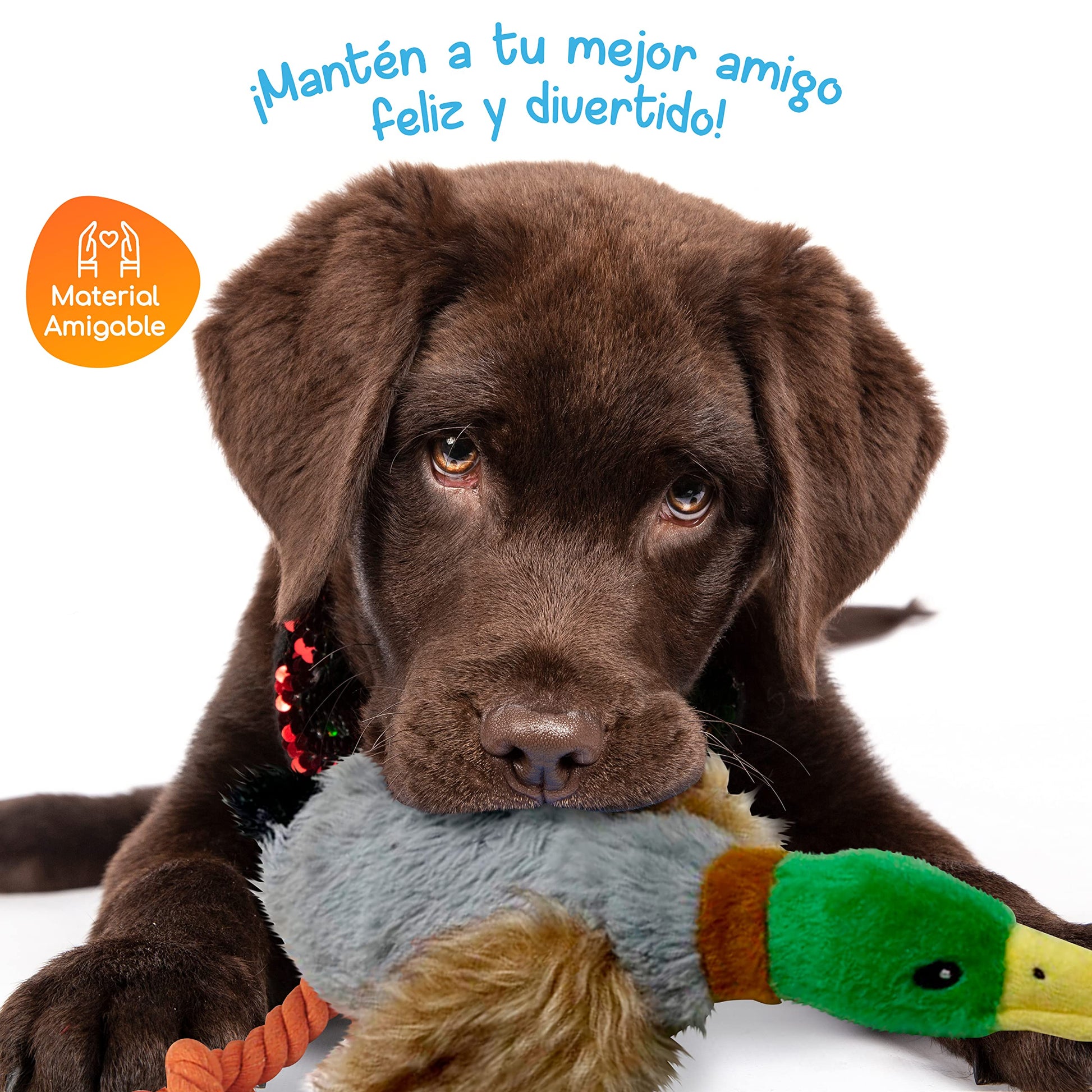 Juguetes para Perro MASCRETTA Pato Suave y Llamativo con Sonido