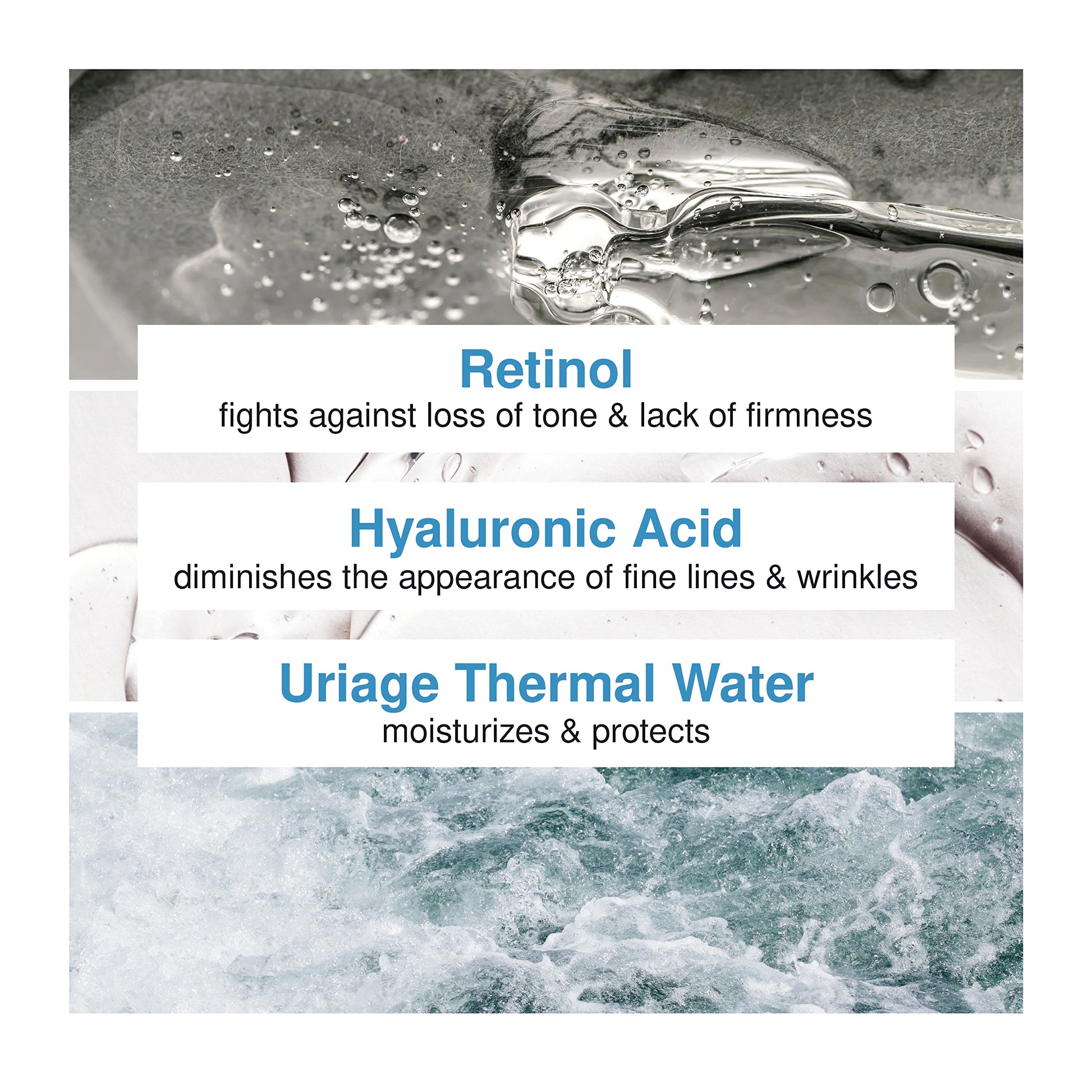 Uriage Age Lift Fluido Antiedad Rostro y Cuello con Retinol y Ácido Hialurónico 40ml - Reduce las Arrugas, Matifica y Reafirma la Piel. No graso y no pegajoso. Base de maquillaje perfecta - Apta para pieles sensibles