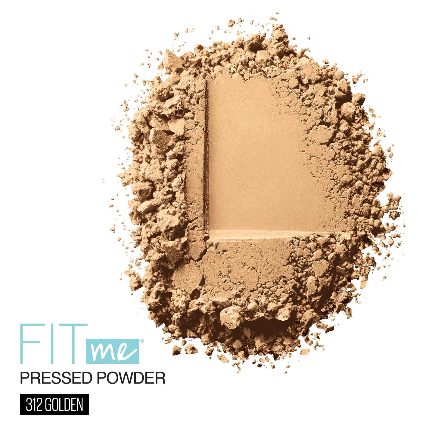 Maquillaje en Polvo Maybelline New York Fit Me Matte Poreless dorado