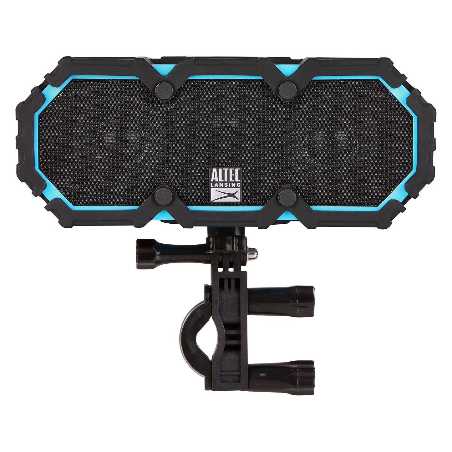 Altec Lansing IMW477-AB Mini Life Jacket 2 Altavoces Portátiles, Inalámbrico y Alámbrico, Batería, Bluetooth/3.5mm/USB, Universal, Rectángulo, Negro/Azul
