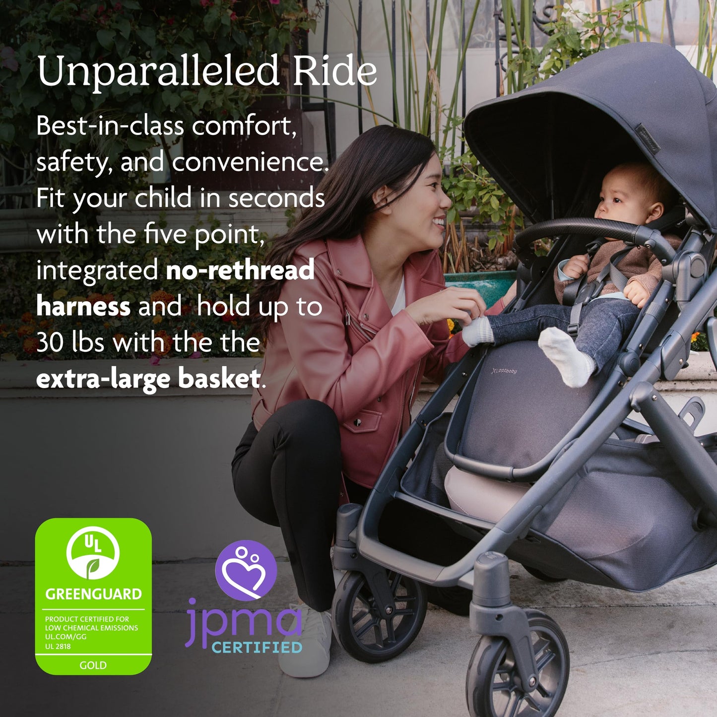 Carriola UPPAbaby Verde VISTA 2 con Moisés