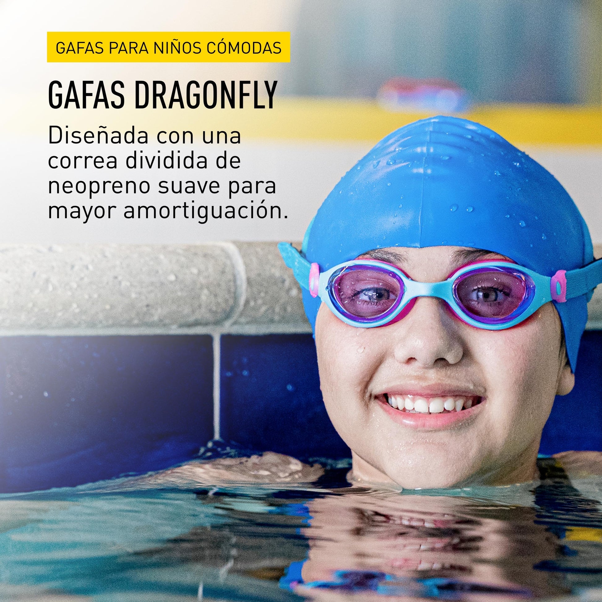 FINIS Dragonflys - anteojos de natación para niños, peces