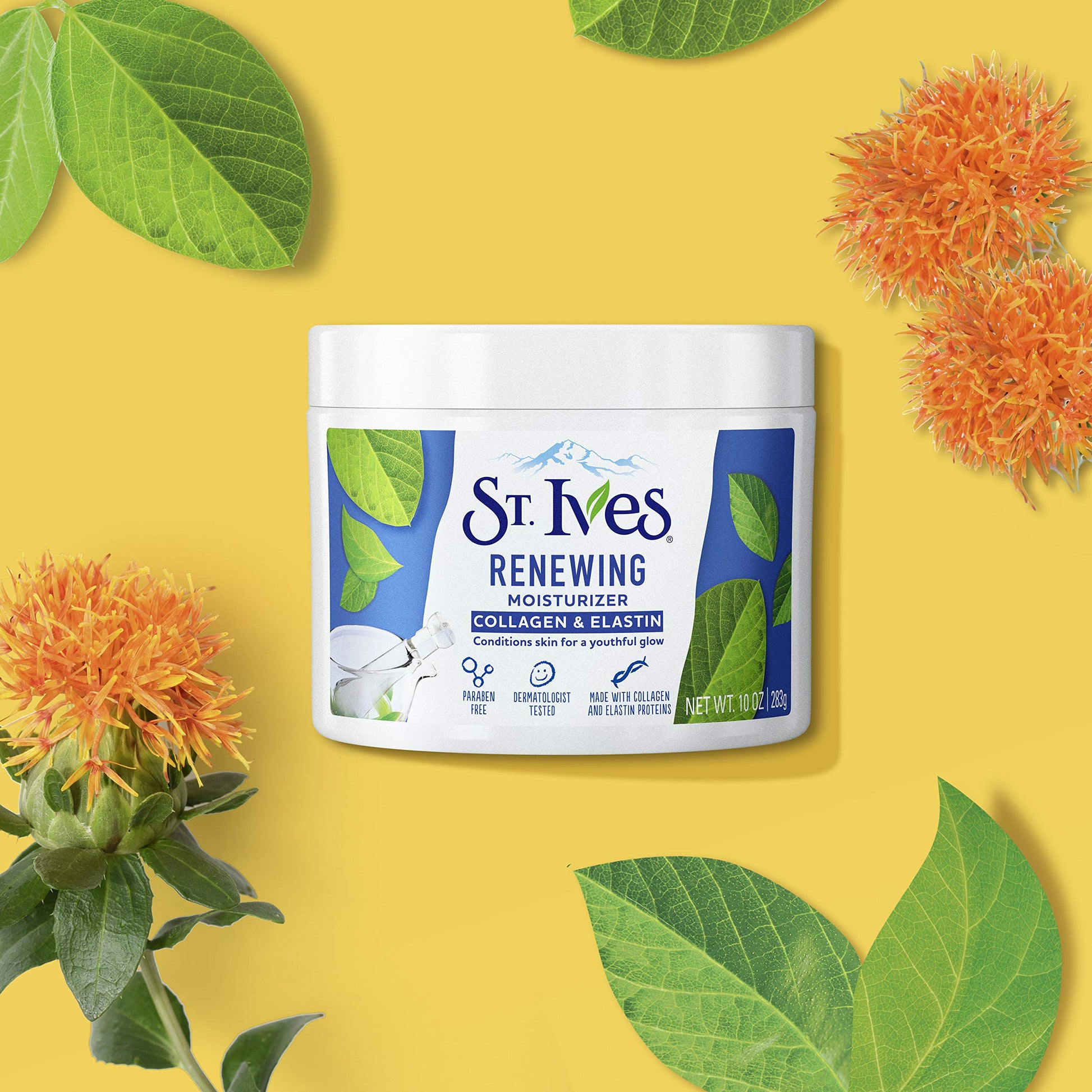 St. Ives Renewing Collagen and Elastin Moisturizer for Unisex Moisturizer 10 oz (283g)