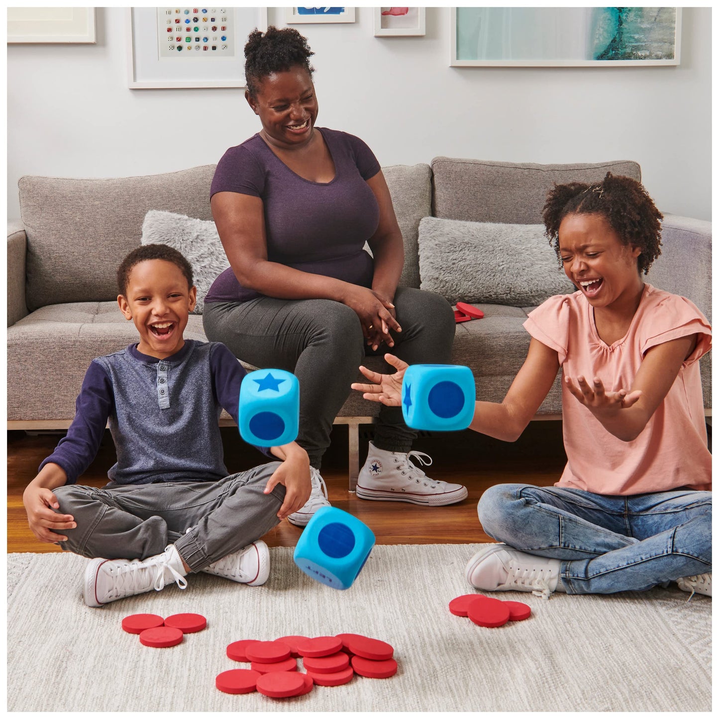 Juego de Mesa Spin Master Izquierda Centro Derecha Gigante para Niños y Adultos