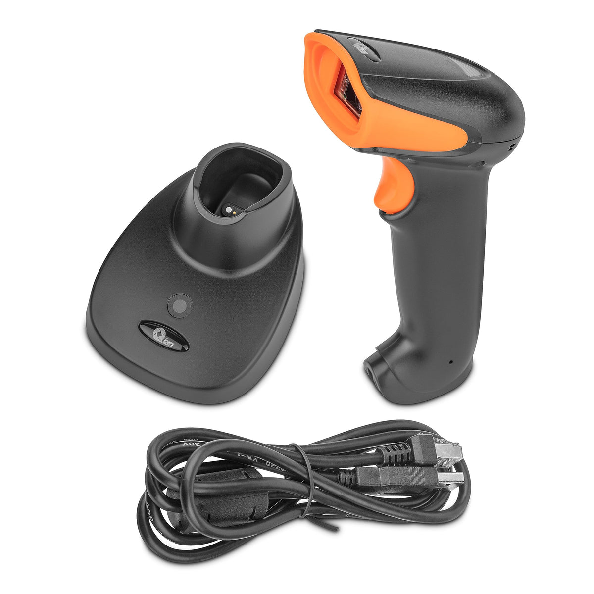 Lector de Códigos de Barras Inalámbrico Qian USB Ergonomico 2.4g para Supermercados, Restaurantes y Almacenes