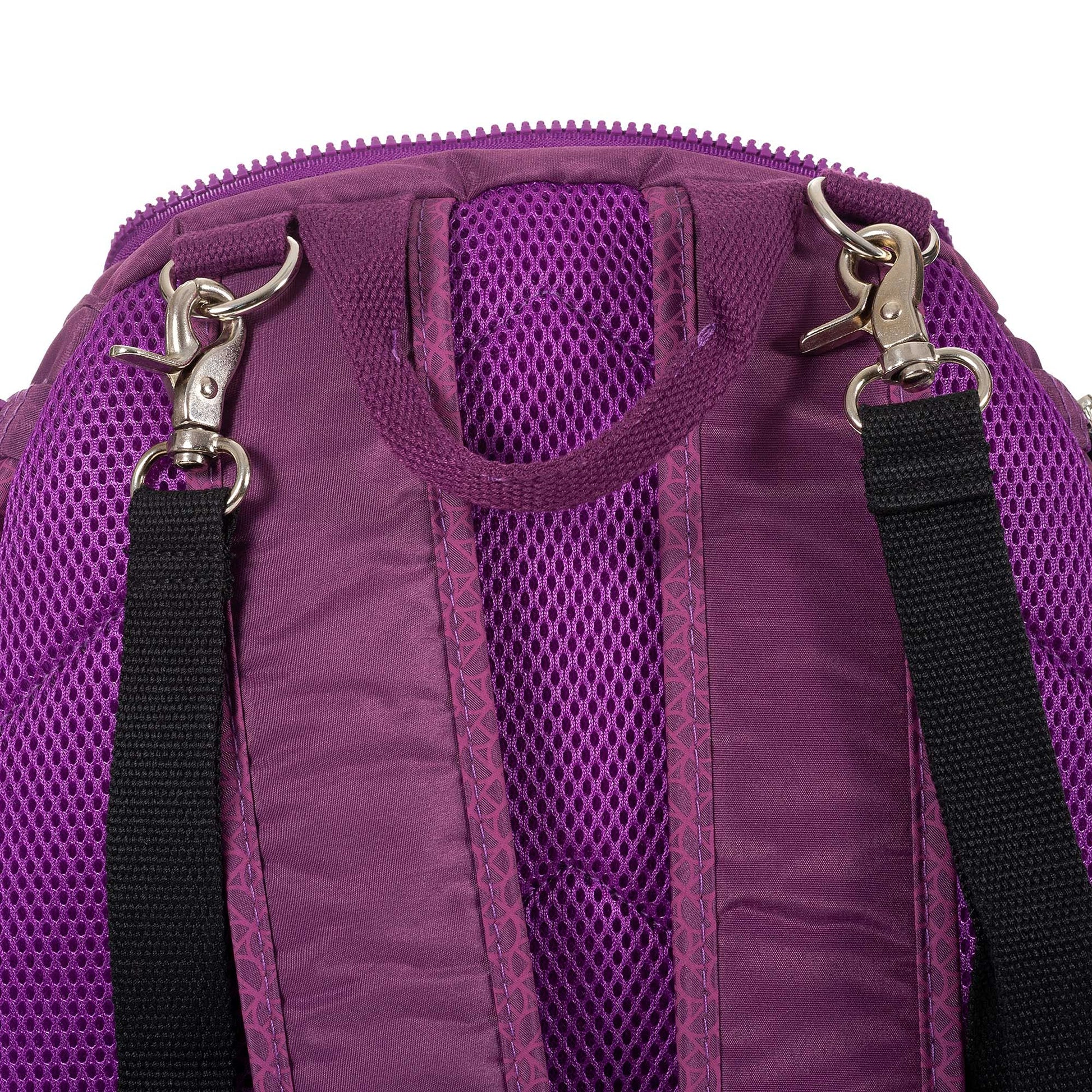 Cloe- Pañalera Backpack en Color Morado para Unisex
