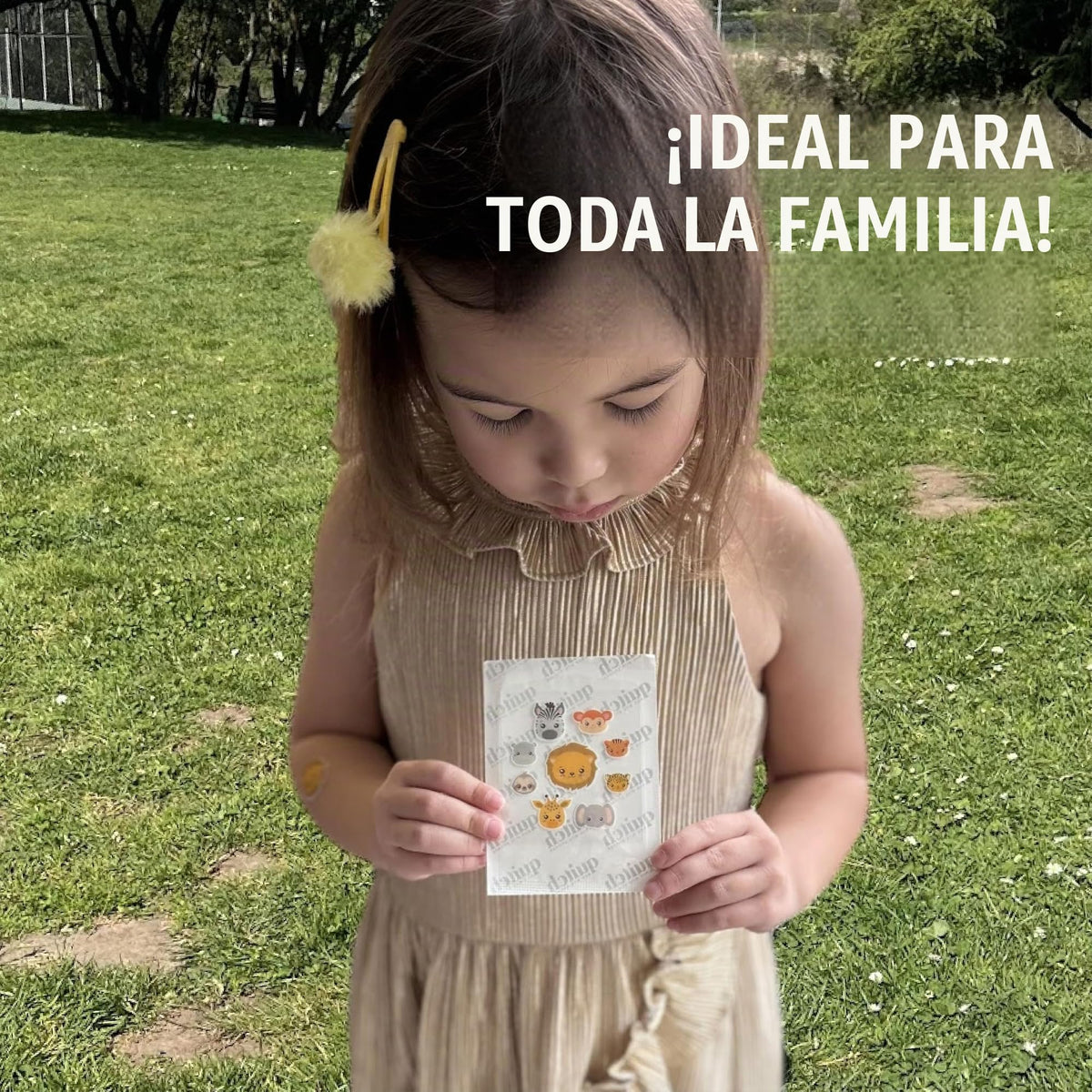 Parches Safari Quitch Beige Alivio de Picaduras para Niños y Bebés