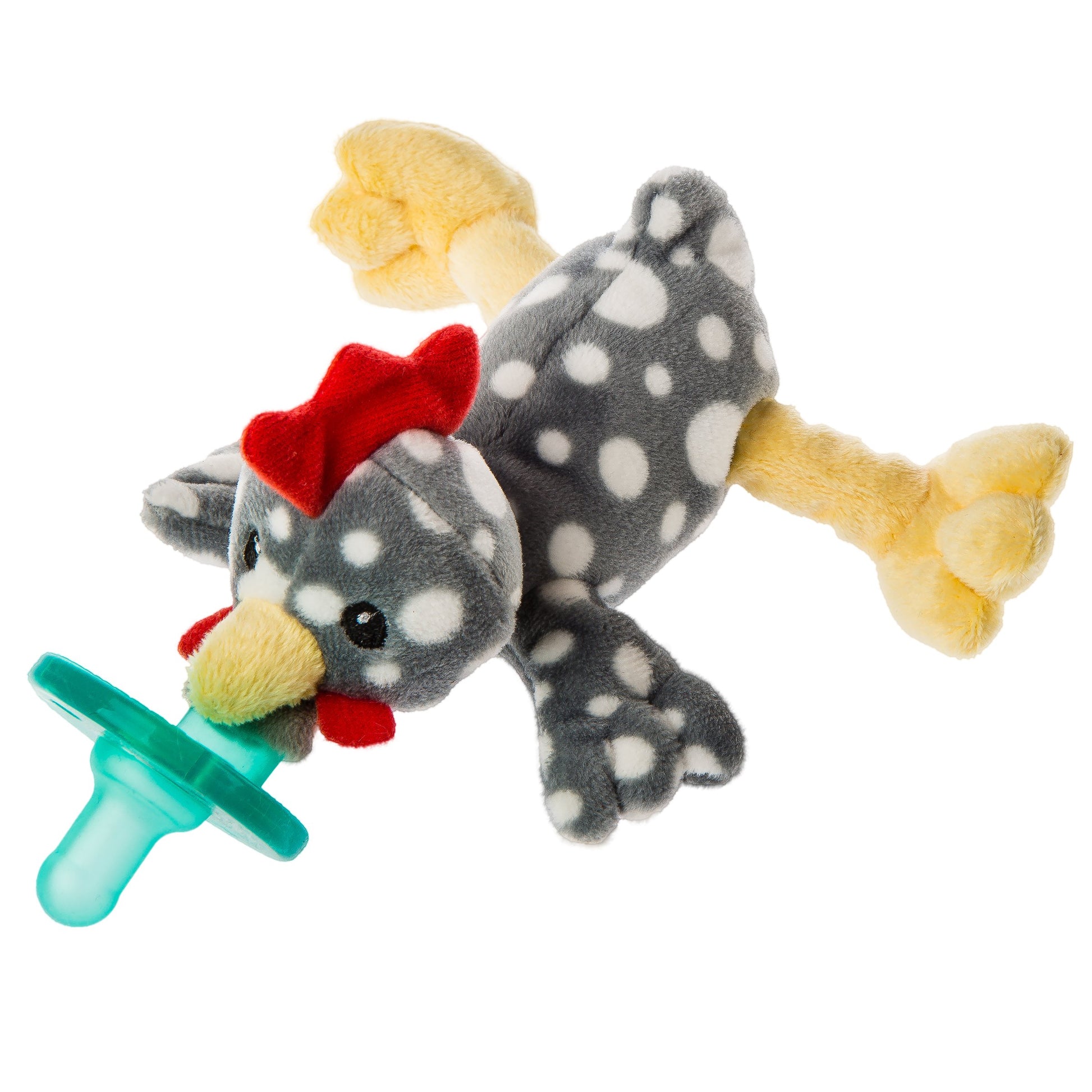 Mary Meyer WubbaNub - Chupete de peluche y chupete infantil, diseño de gallina rocosa