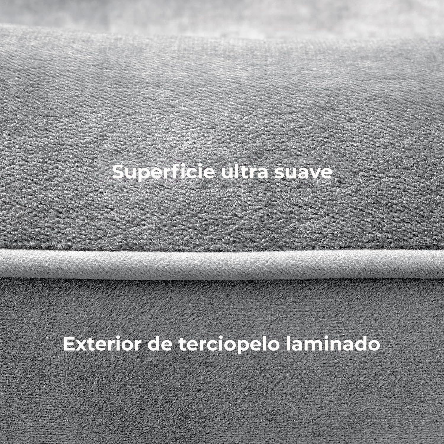 Cama para perro mediano PREMIUM - cama Para mascota transpirable e impermeable, Sofa cama perro con soporte para cabeza, funda extraible lavable y antideslizante en la parte inferior (GRIS, MEDIANA)