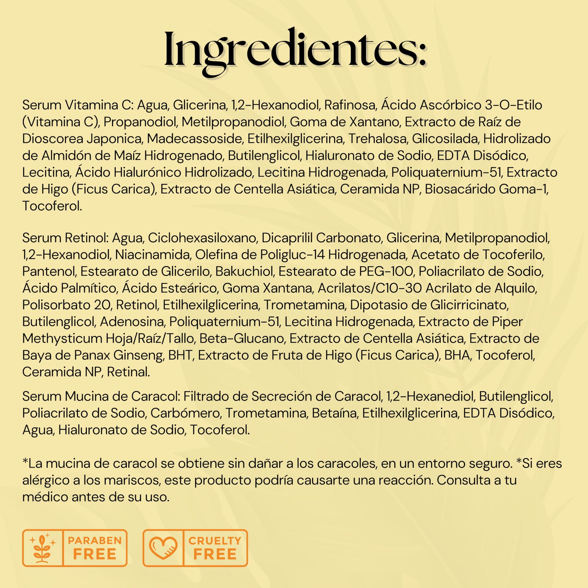 Sqin Luxiena Kit Skin Care 3 Serums Faciales Día y Noche: Vitamina C 2%, Retinol 0.15% y Baba de Caracol 96% . Hidratante Facial, Suero Facial Anti manchas con Vitamina C + E, Serum Profesional Antiarrugas + Antioxidante. Set Antienvejecimiento.
