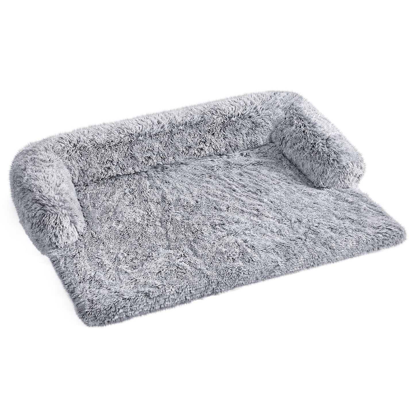 Feandrea Cama para Perros, Funda Protectora para Sofá, 122 x 95 x 18 cm, Tela de Felpa, XXL, para Perros Grandes,Gris Ombré MPGW224G01
