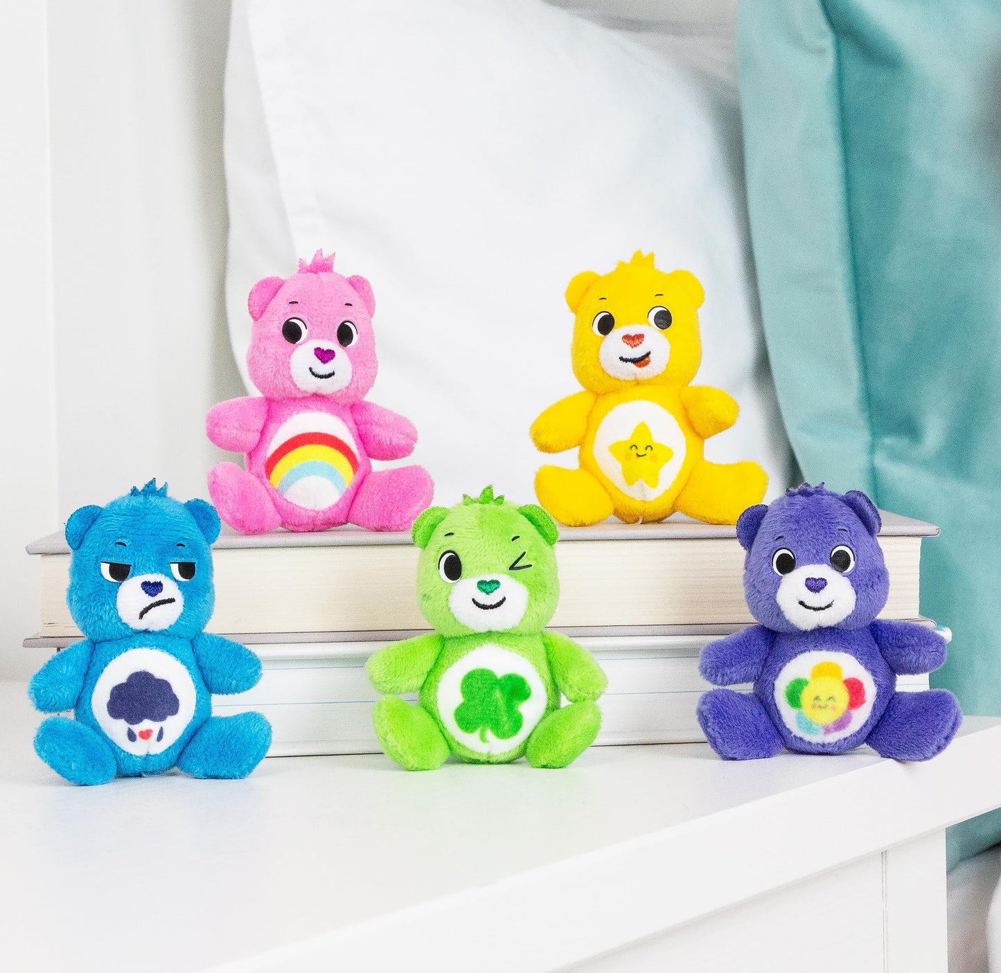 Caja del Tesoro Ositos Cariñositos Multicolor con 5 Mini Peluches para Niños
