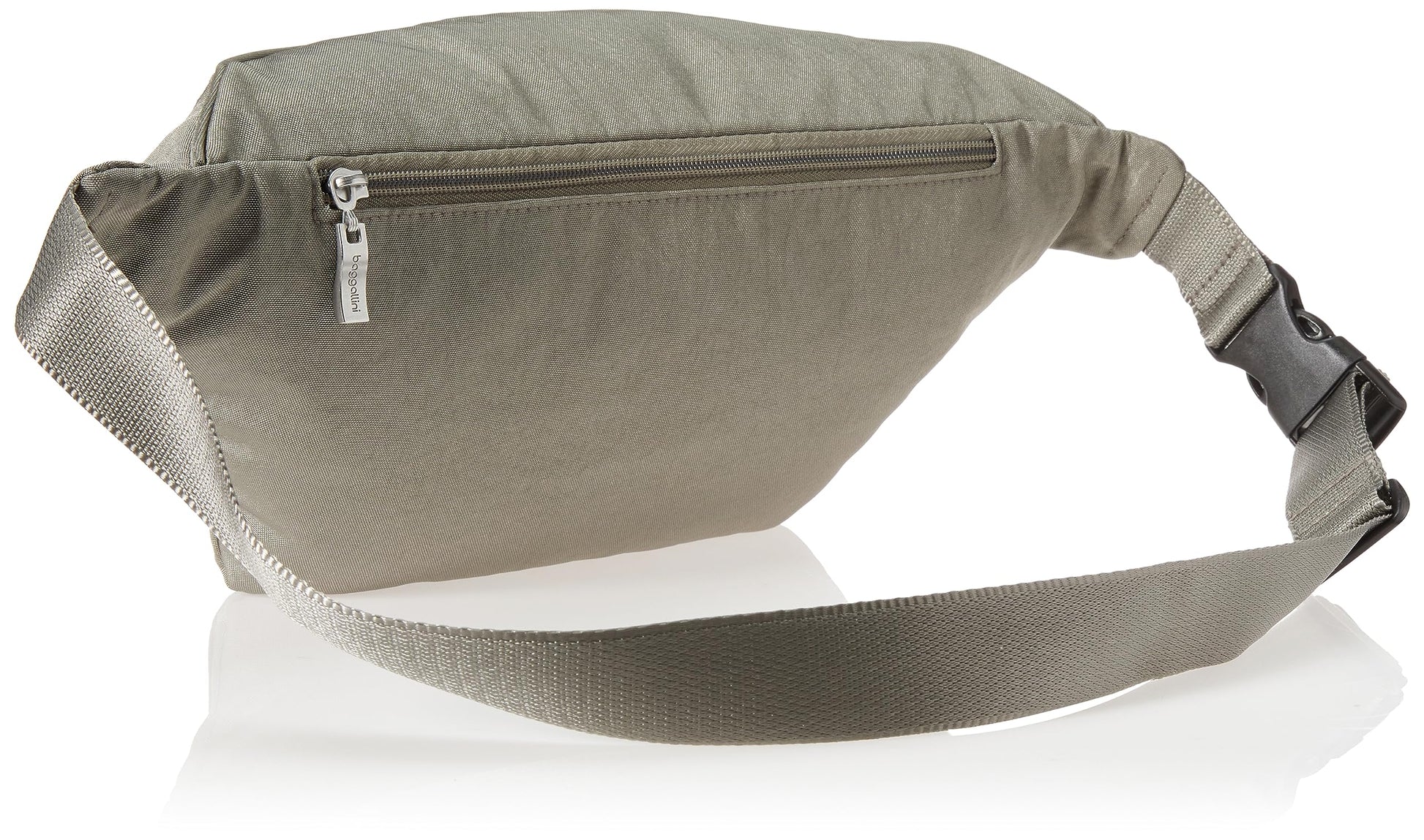 Baggallini Modern Everywhere - Correa para cintura, Brillo de plata de ley., Large/XL, Strap 44"-63"