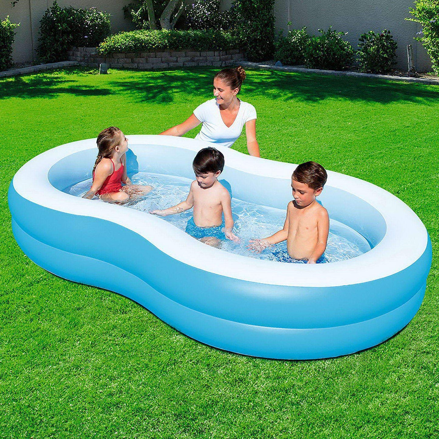 Bestway 103 x 62 x 18-Inch The Big Lagoon Family Pool by Bestway