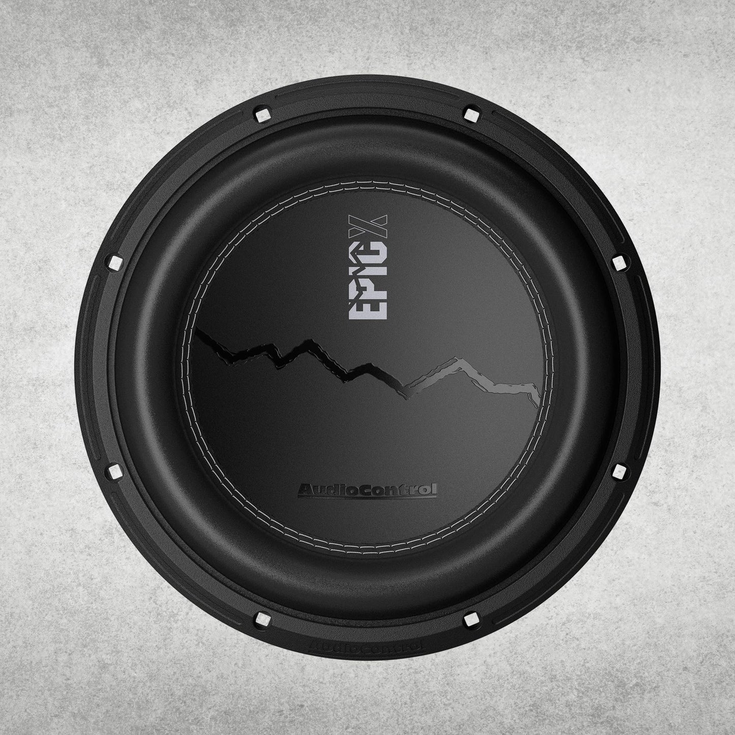 AudioControl EPICX Series - Altavoz de subwoofer para coche de 10 pulgadas, potencia máxima de 750 W (500 W RMS), bobinas de voz duales de 4 ohmios, subwoofer Loud Pro StreetBass para sistema de audio