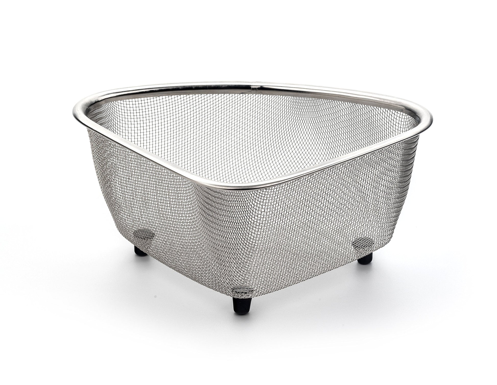 Colador de Malla RSVP International Endurance Acero Inoxidable Cesta Pequeña para Fregadero