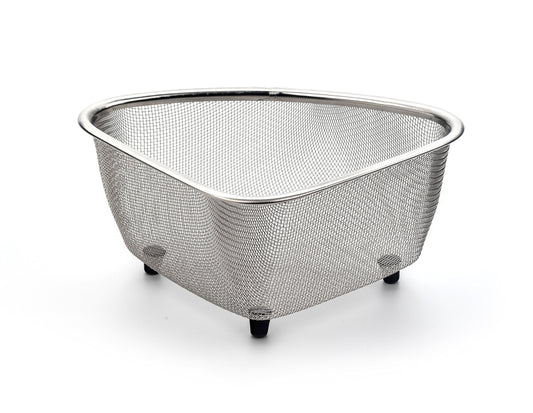 Colador de Malla RSVP International Endurance Acero Inoxidable Cesta Pequeña para Fregadero