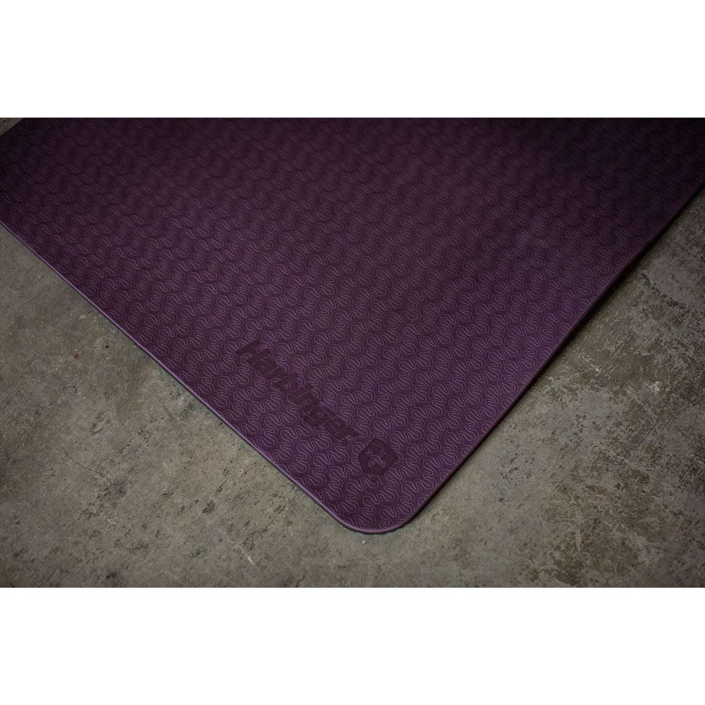 Harbinger - Esterilla de ejercicio de espuma reciclable Eco Fit de 0,95 cm, color morado