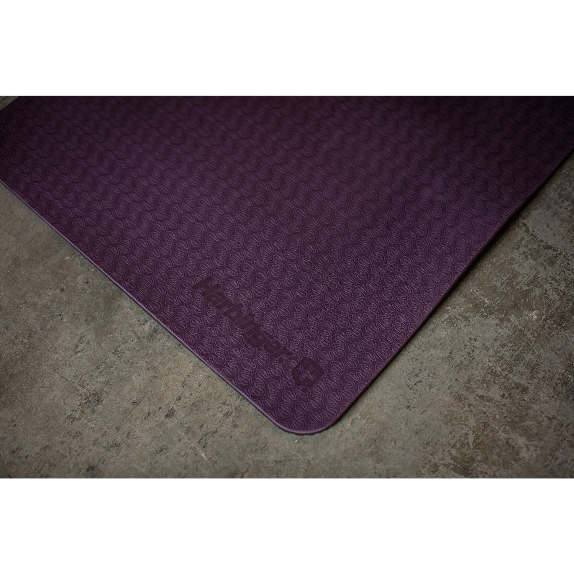 Harbinger - Esterilla de ejercicio de espuma reciclable Eco Fit de 0,95 cm, color morado