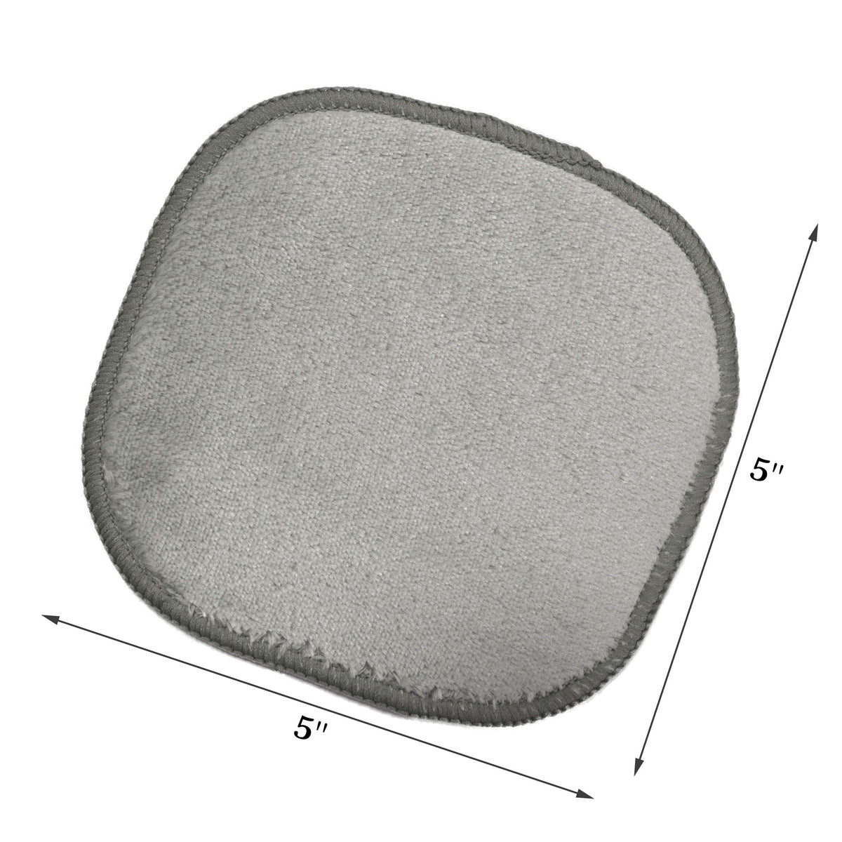 POLYTE Paño Desmaquillante Facial de Microfibra, 12.7x12.7 cm, 10 Pzas