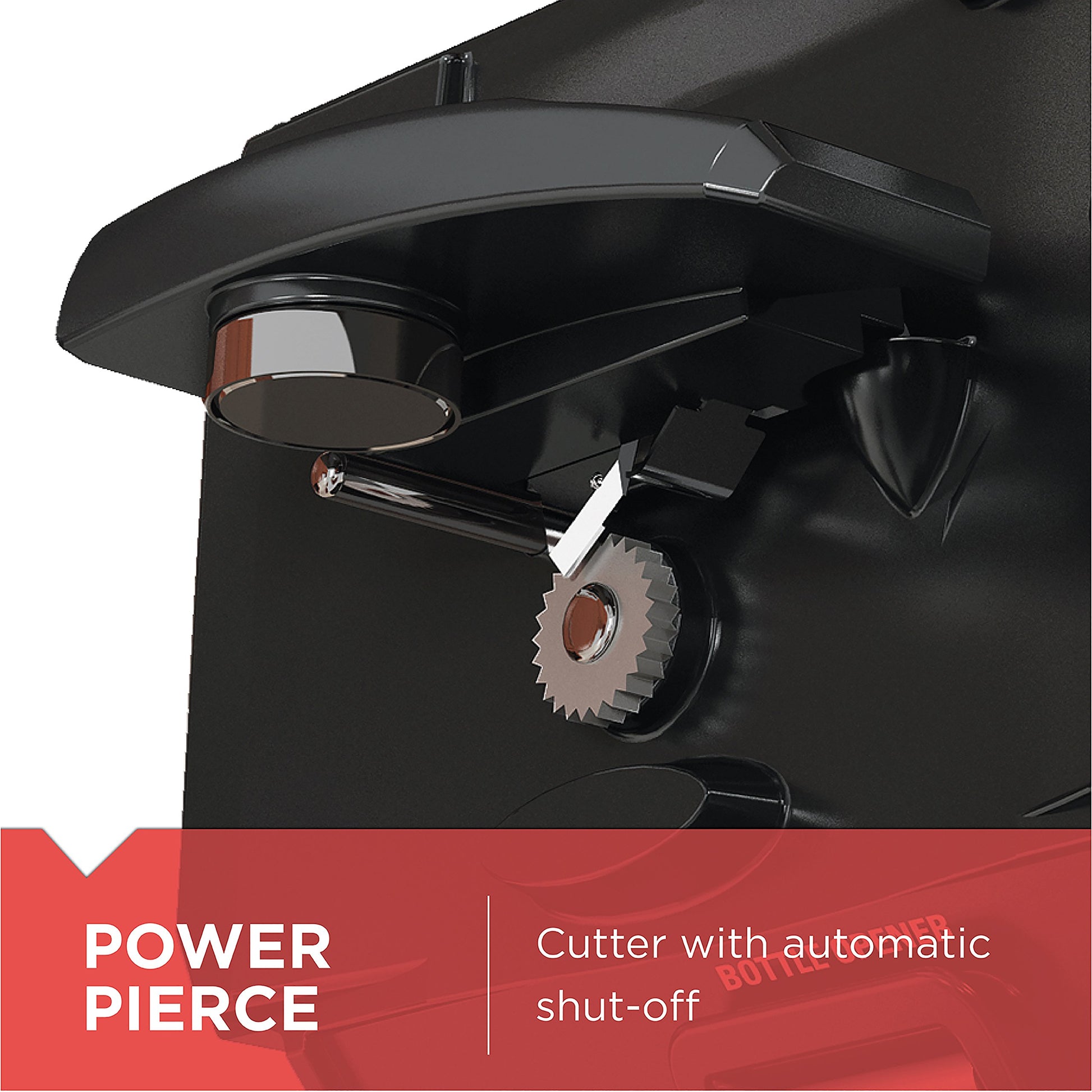 BLACK+DECKER CO100B SpaceMaker - Abrelatas multiusos, color negro