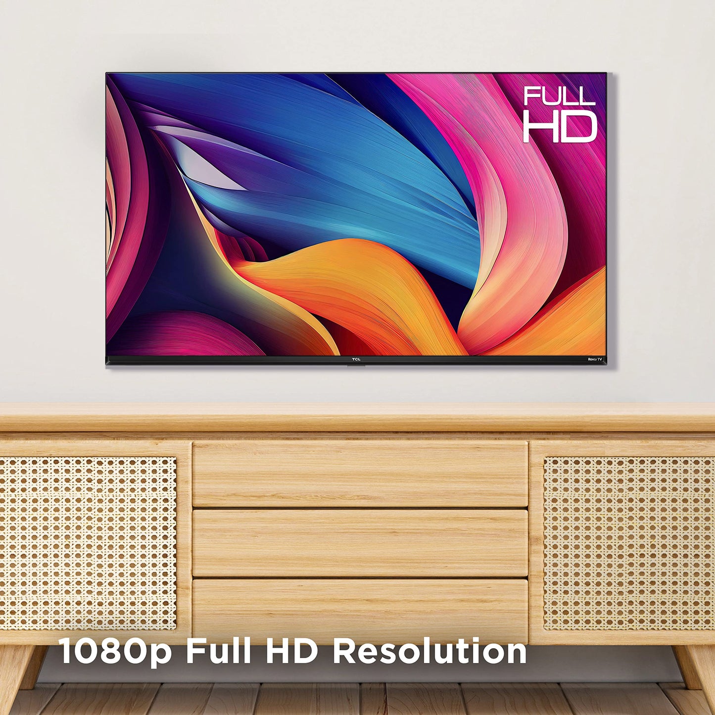 Televisor LED Smart 32 Pulgadas TCL Negro con Roku TV y Compatibilidad Alexa y Google Assistant
