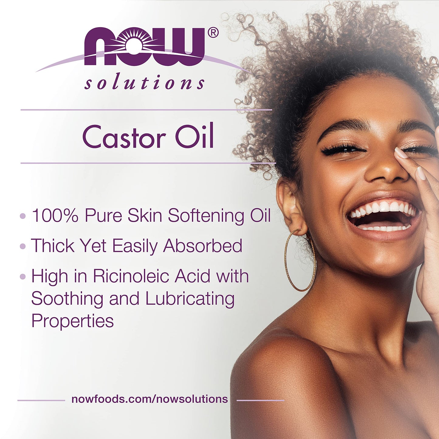 Now Foods | Castor Oil, 4 Oz | Aceite de Ricino, 118 Ml