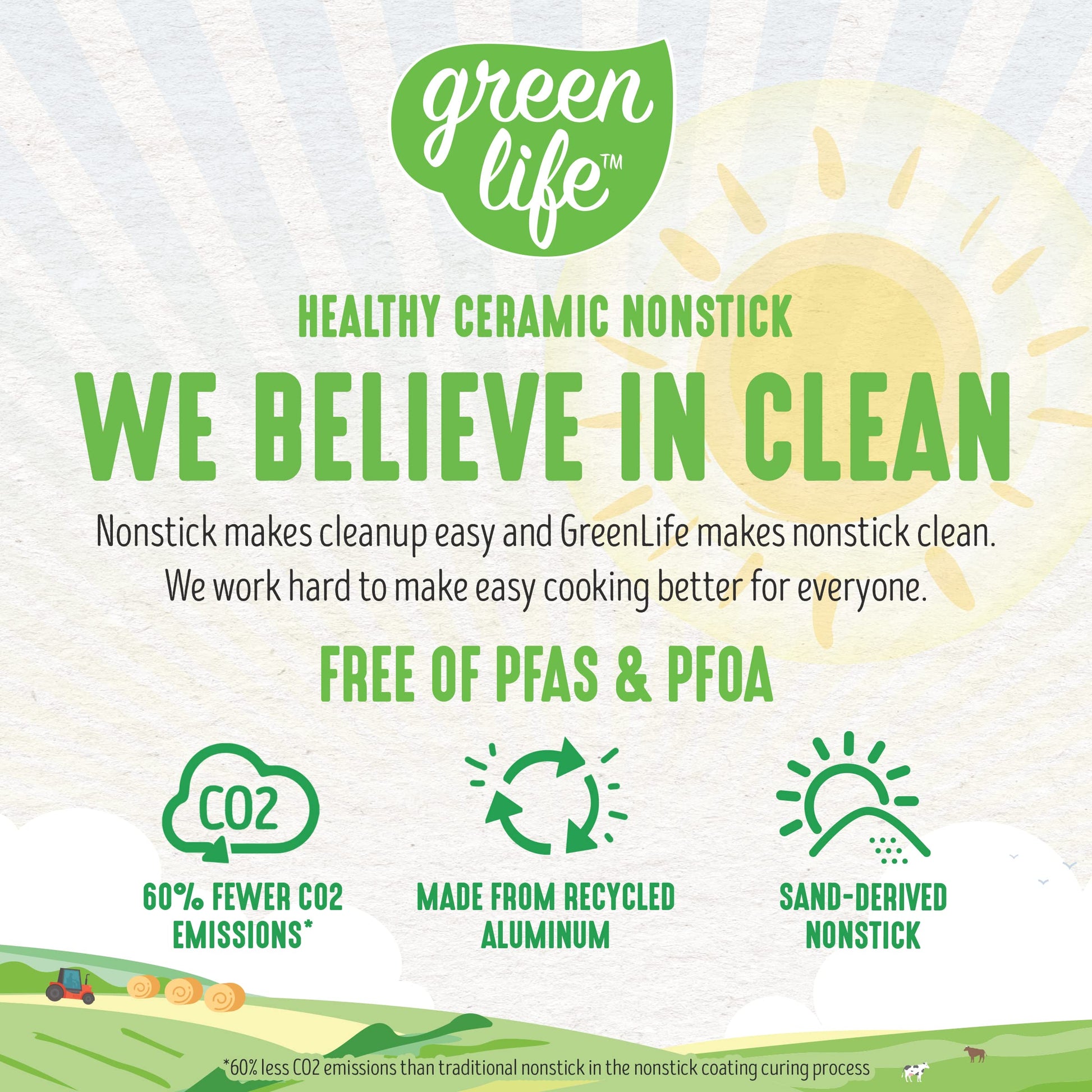 GreenLife - Juego de 15 ollas de cocina y sartenes de cerámica antiadherentes, sin PFAS, apto para lavaplatos, color azul, CC007348-001