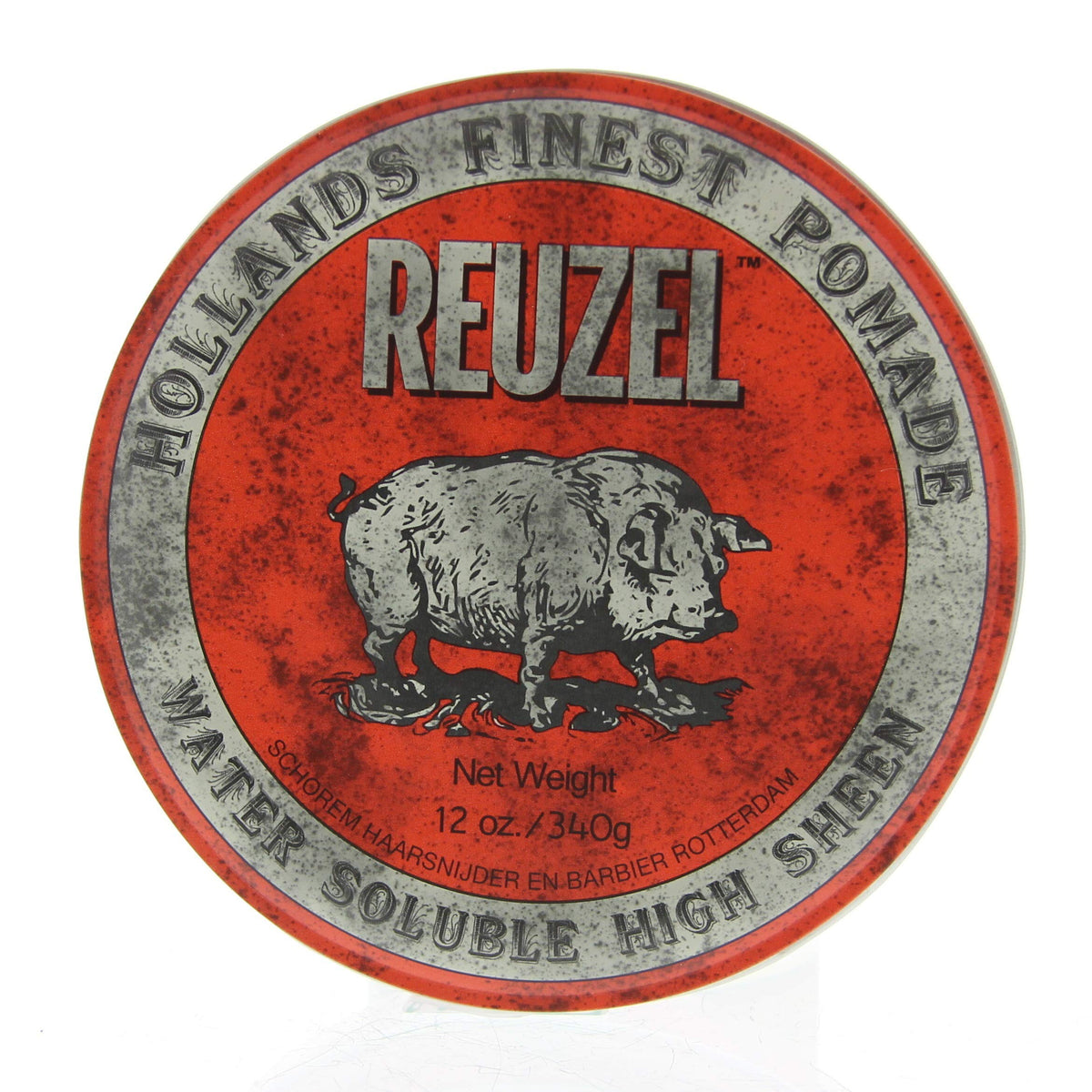 Reuzel Red Pomada soluble en agua de alto brillo - No requiere secado - Fija y da brillo al cabello todo el día sin desarmarse - Fácil de lavar - Sutil aroma a vainilla y cola - Fórmula vegana - 340g