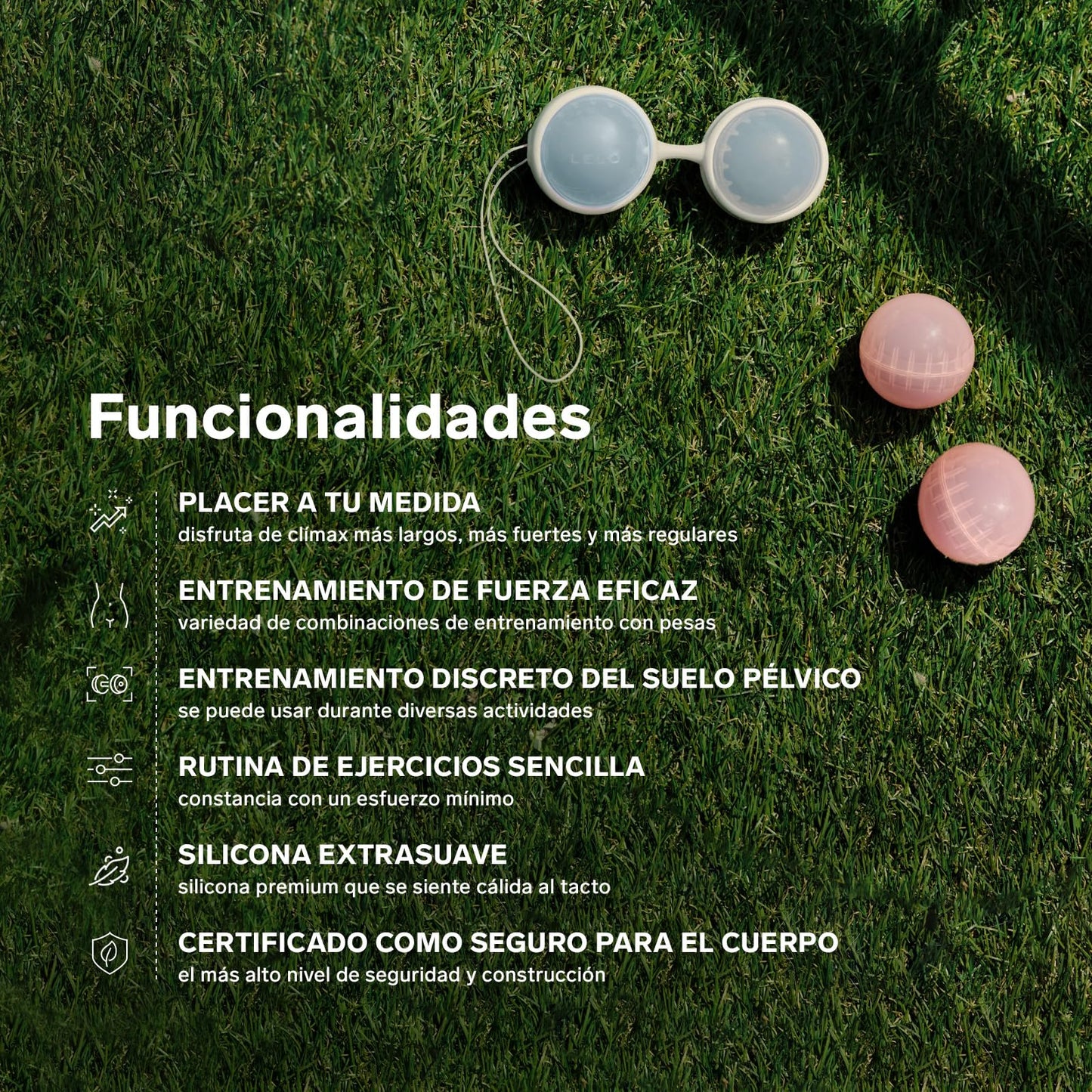 LELO Beads Classic, Juguetes eróticos para Mujer, Bolas Chinas de Primera Calidad para el Suelo Pélvico, Juguetes Sexuales para Alcanzar más Orgasmos