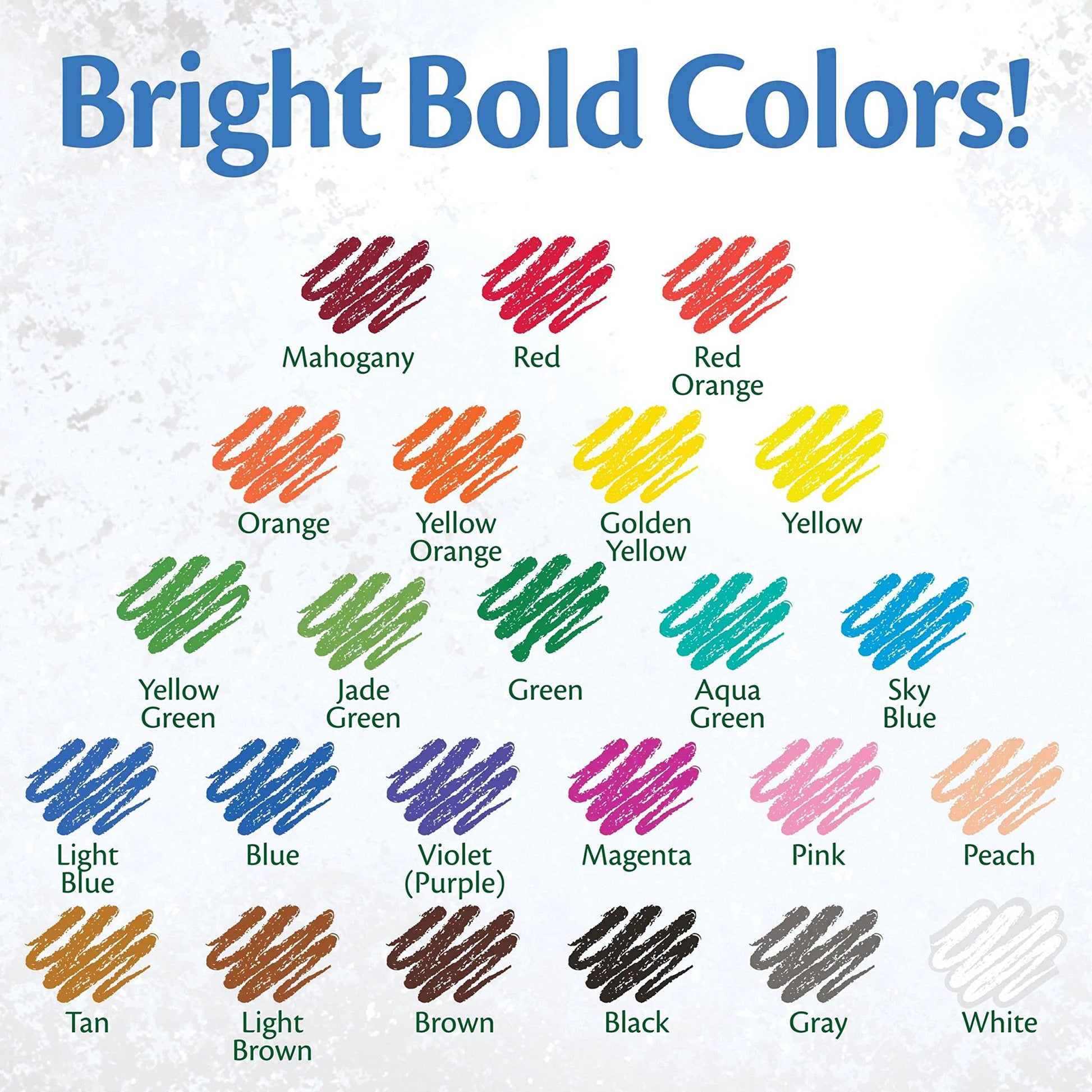 Crayola Lápices de Color, 24 Unidades - 2 Colores Metálicos y 2 Neón, ¡Nuevos