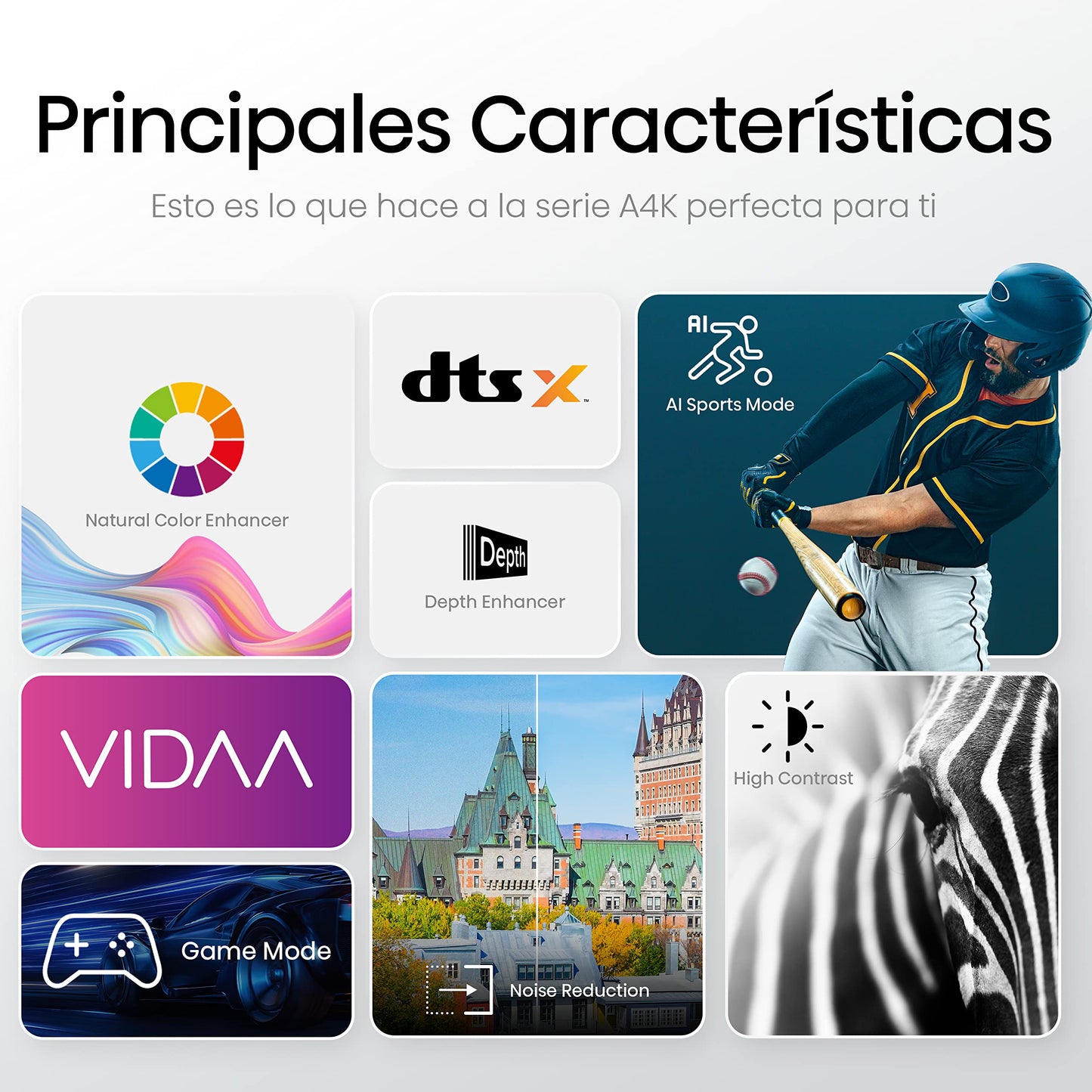 Hisense Pantalla 40" Pulgadas FHD Smart TV VIDAA 40A4KV