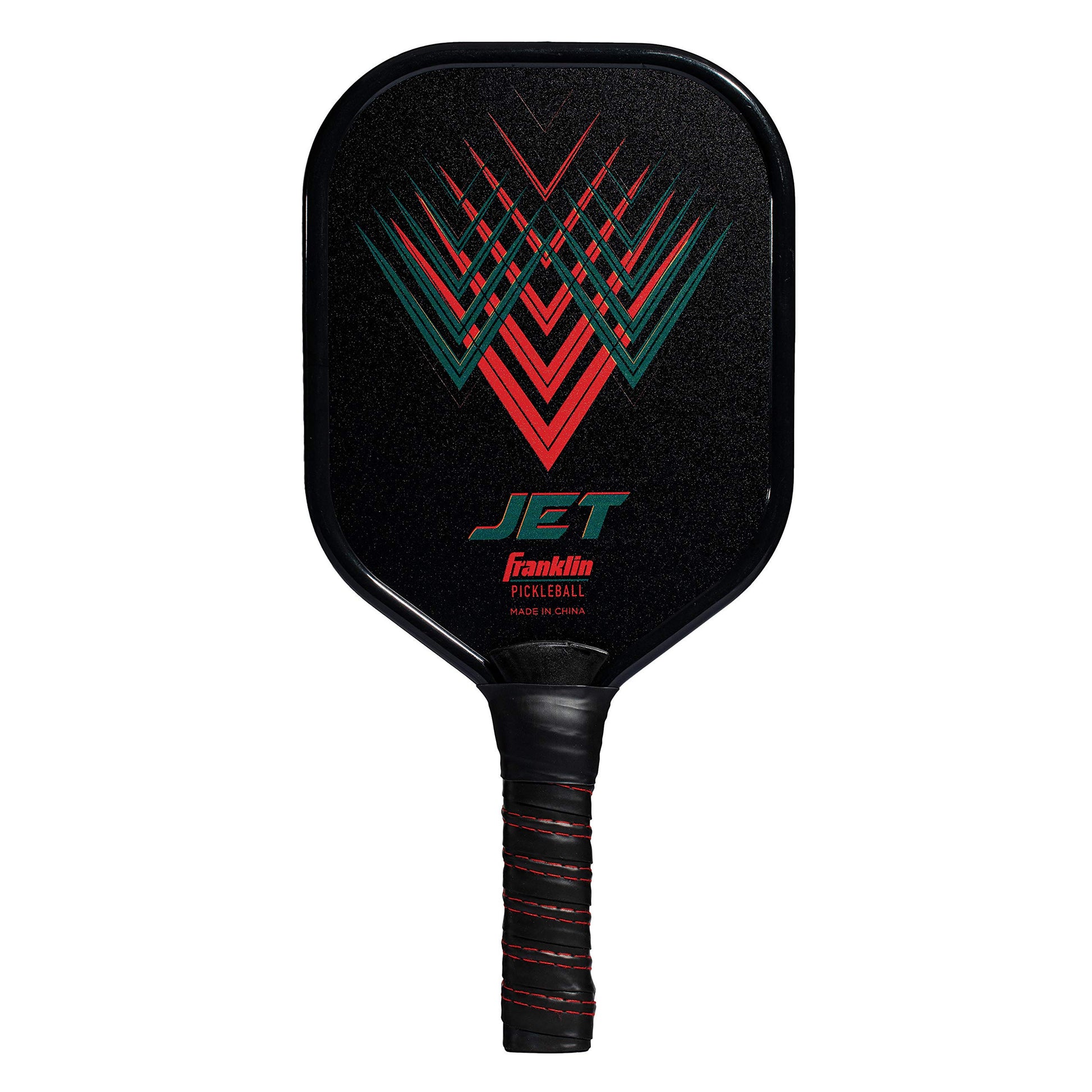 Franklin Sports Pickleball Paddle – Raqueta de Aluminio para Pickleball – Jet – Rojo – Aprobado por Estados Unidos Pickleball (USAPA)