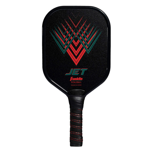 Franklin Sports Pickleball Paddle – Raqueta de Aluminio para Pickleball – Jet – Rojo – Aprobado por Estados Unidos Pickleball (USAPA)