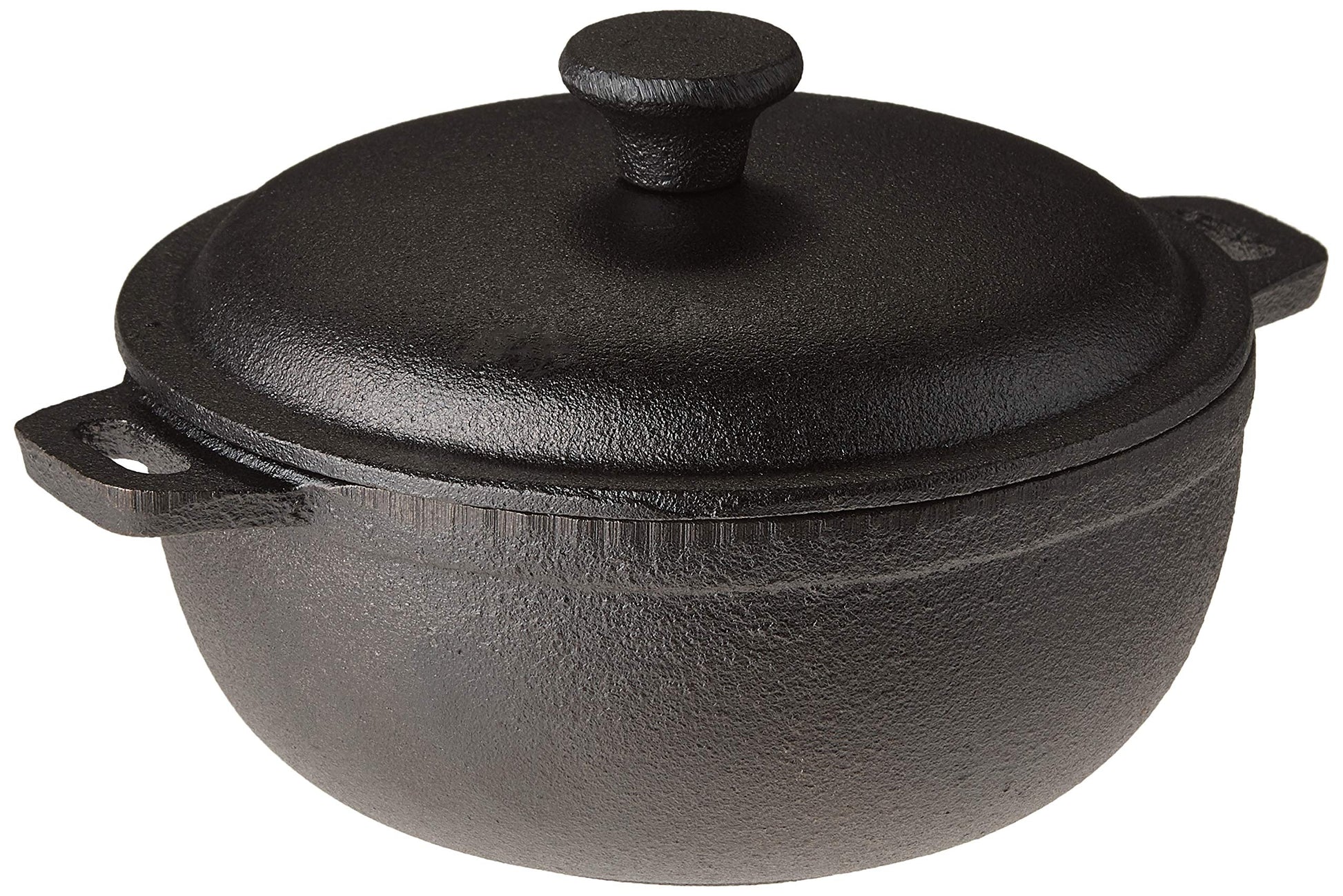 Old Mountain Pre Seasoned Cast Iron Mini Dutch Oven 2 cups Cookware 10180 by Old Mountain