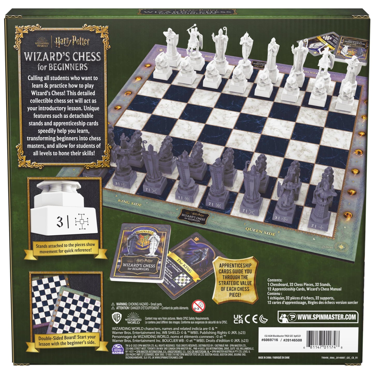 Juego de Ajedrez Spin Master Mundo Mágico de Harry Potter para Niños y Principiantes