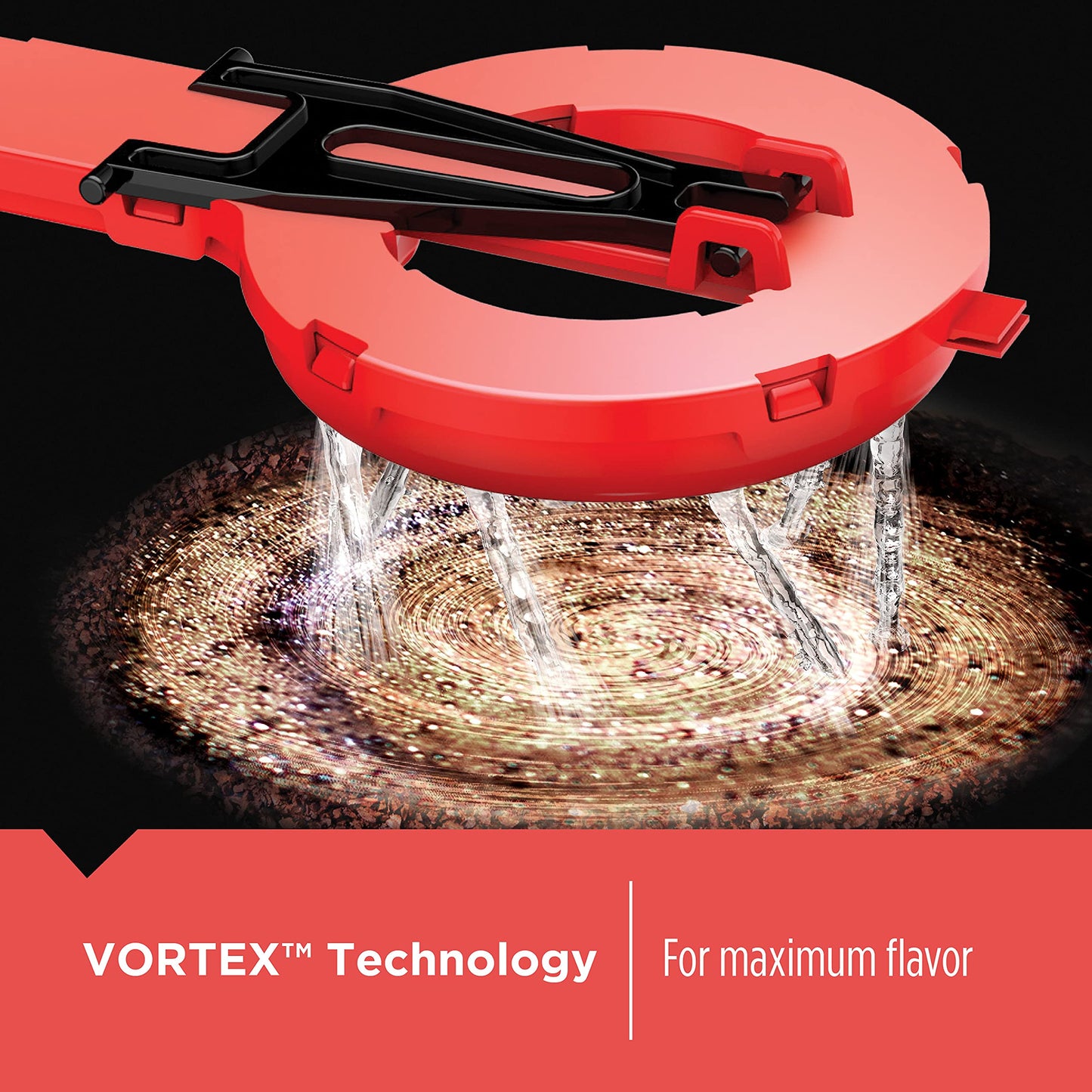 BLACK+DECKER - Cafetera térmica programable de 12 tazas con fuerza de infusión y tecnología VORTEX, color negro y acero