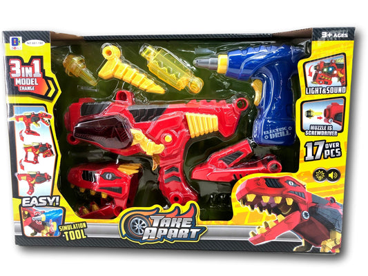 Juguete Pistola Desarmable en Forma de Dinosaurio