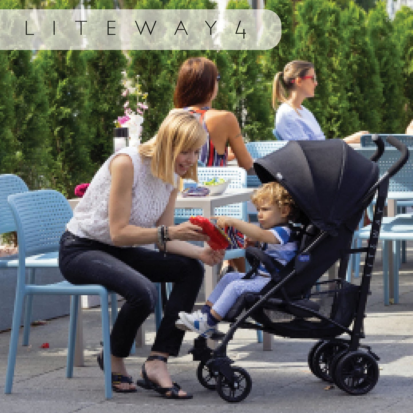 Chicco Carriola ligera LiteWay 4 Negra
