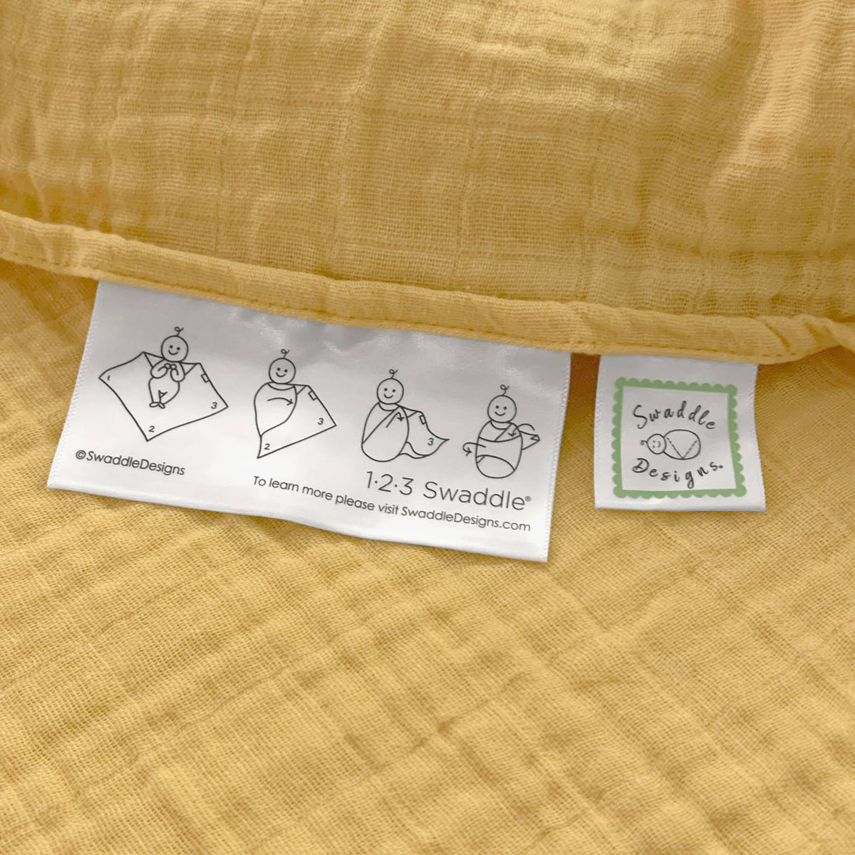 SwaddleDesigns - Mantas de Muselina de algodón para bebés, Juego de 4, Mantas de recepción Neutras para recién Nacido, Registro de bebés y Regalo, 46 x 46 Pulgadas, Puesta del Sol Toscano