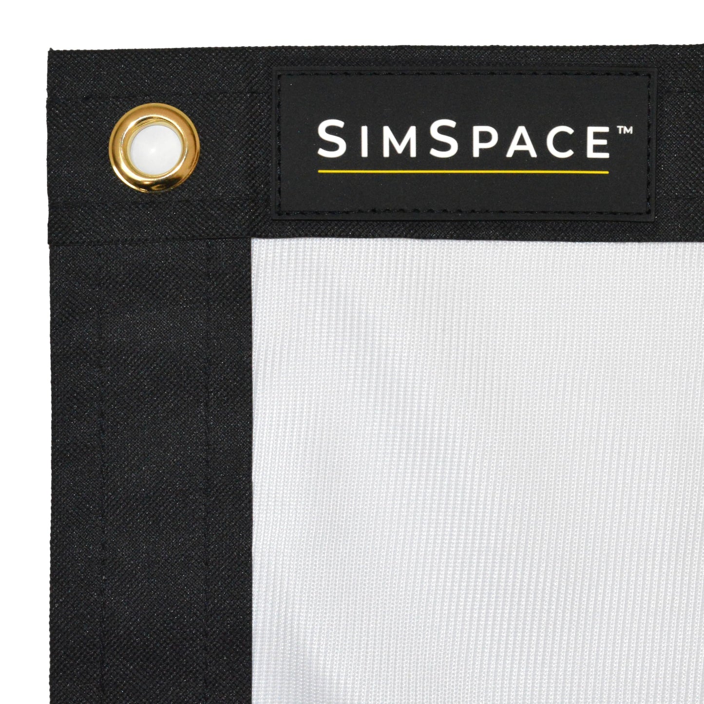 SimSpace Elite - Pantalla de Impacto Unisex para Golf, Color Blanco, 4 x 3 Metros